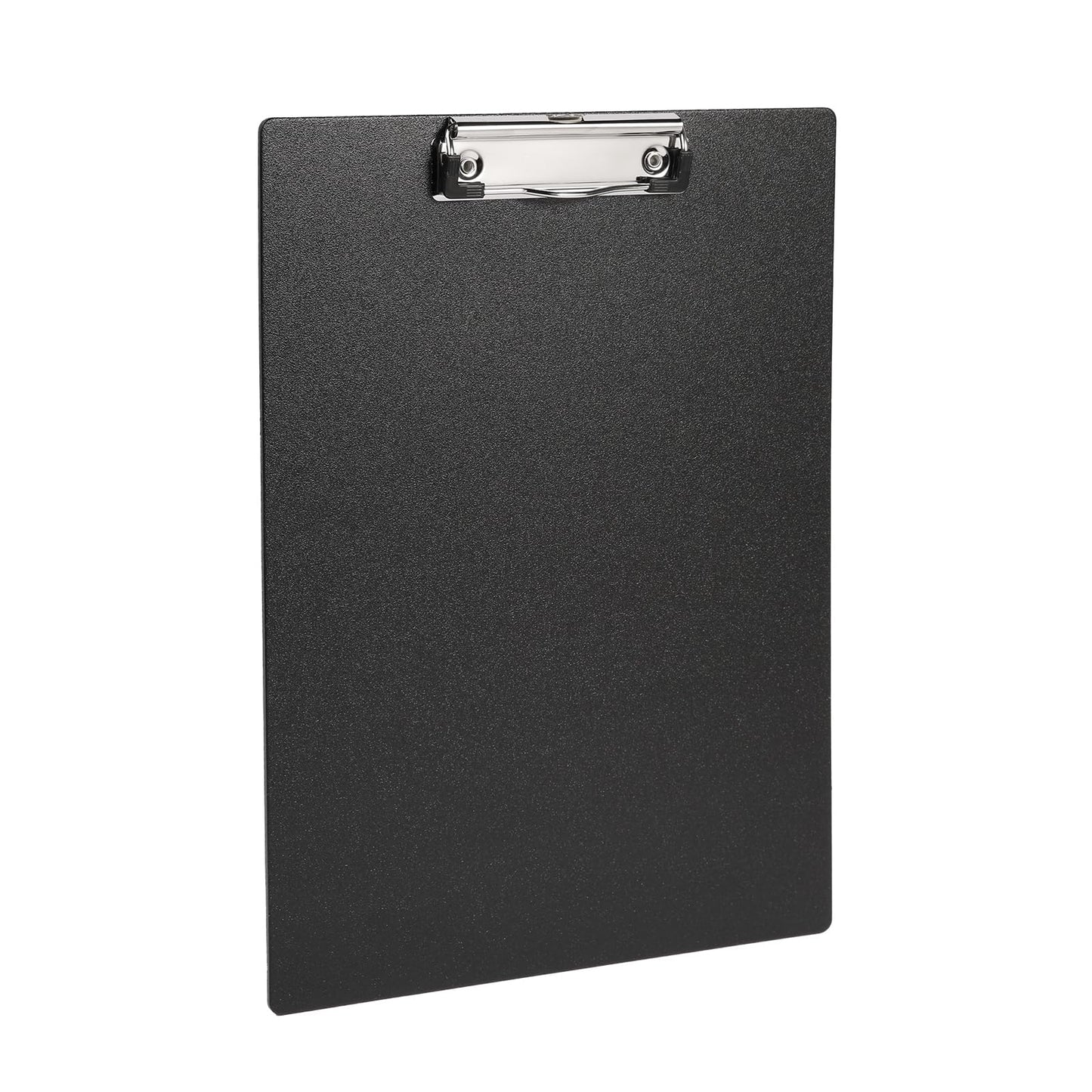 BOMKEE Black Clipboard, 10 Pack A4 Letter Size Clipboard Plastic Clipboards with Low Profile Metal Clip and Hanging Hole for Office and Home