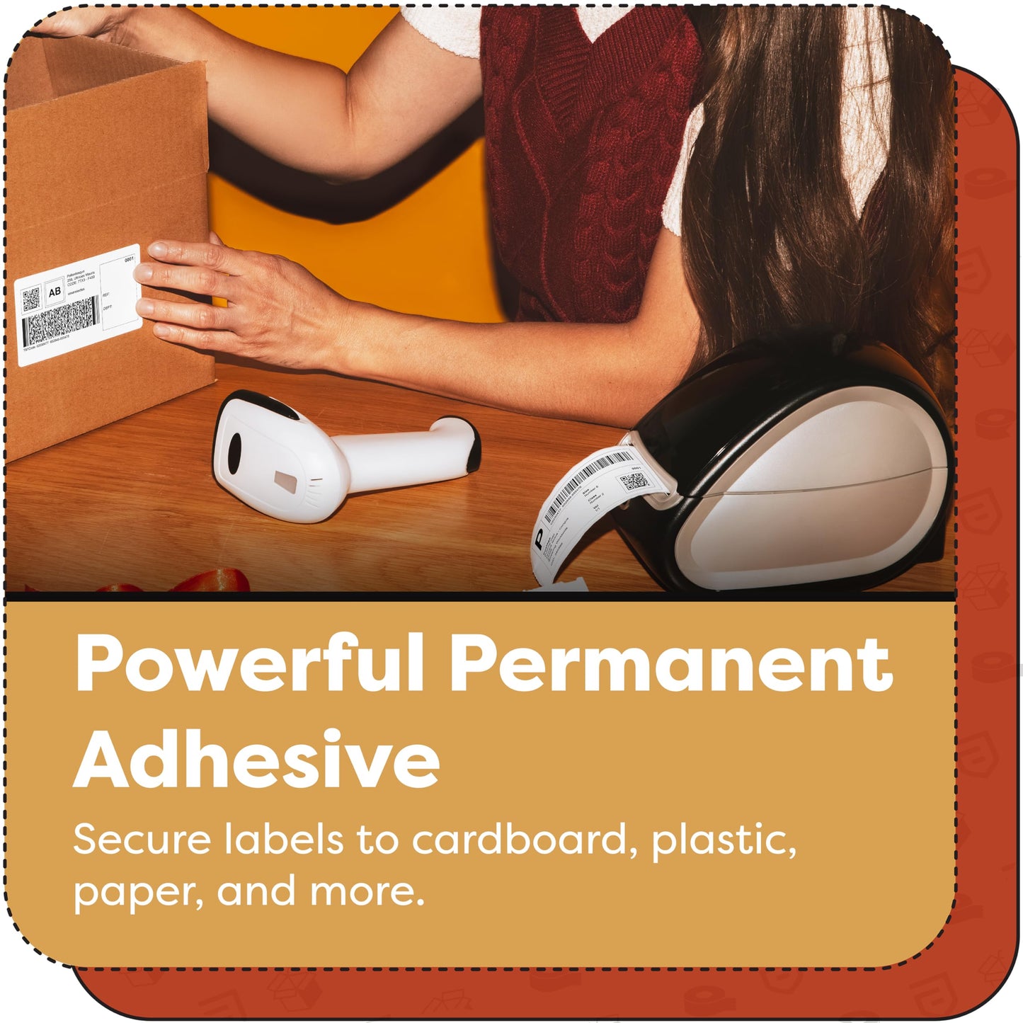 Aegis Adhesives - 1" X 1-1/2" Replacement for DYMO 30347 (12 Rolls/9000 Labels) Direct Thermal Library Book Spine Labels - Compatible with LabelWriter 450, 450 Turbo, 4XL Printers (NOT 550, 5XL)