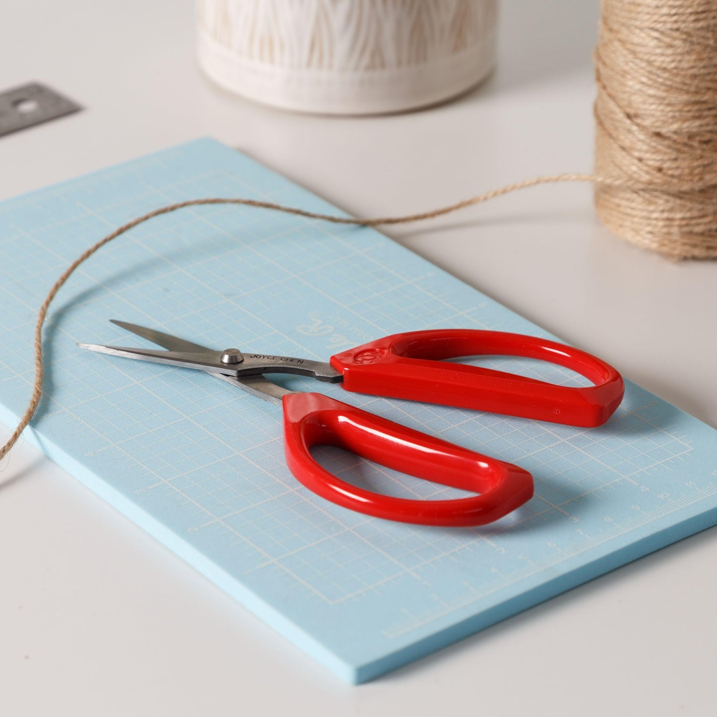 Joyce Chen Original Unlimited Kitchen Scissors All Purpose Kitchen Shears with Comfortable Handles, Red