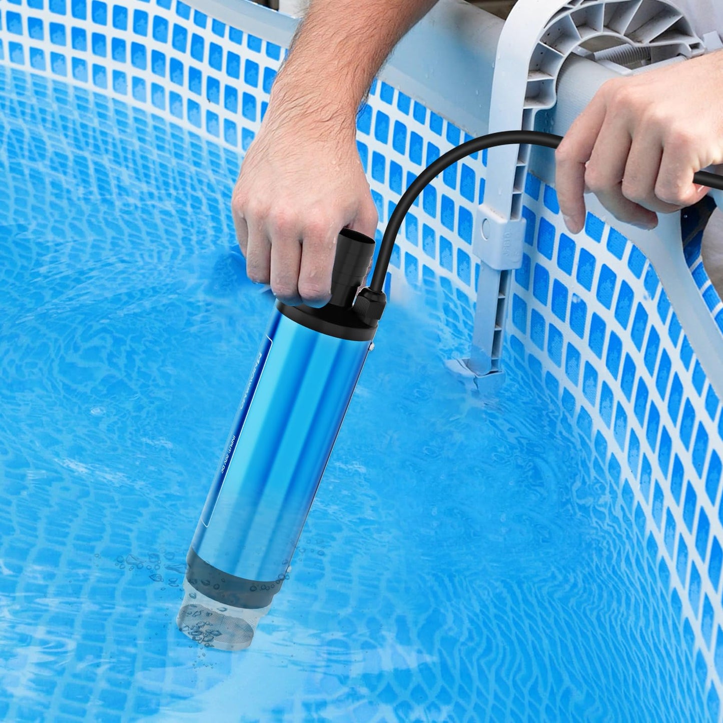 Uniqwamo Cordless Submersible Water Pump Compatible for Dewalt 20V Max Battery,400GPH Portable Transfer Water Pump for Camping Tub Garden RV Pond Draining Job Sites (No Battery)