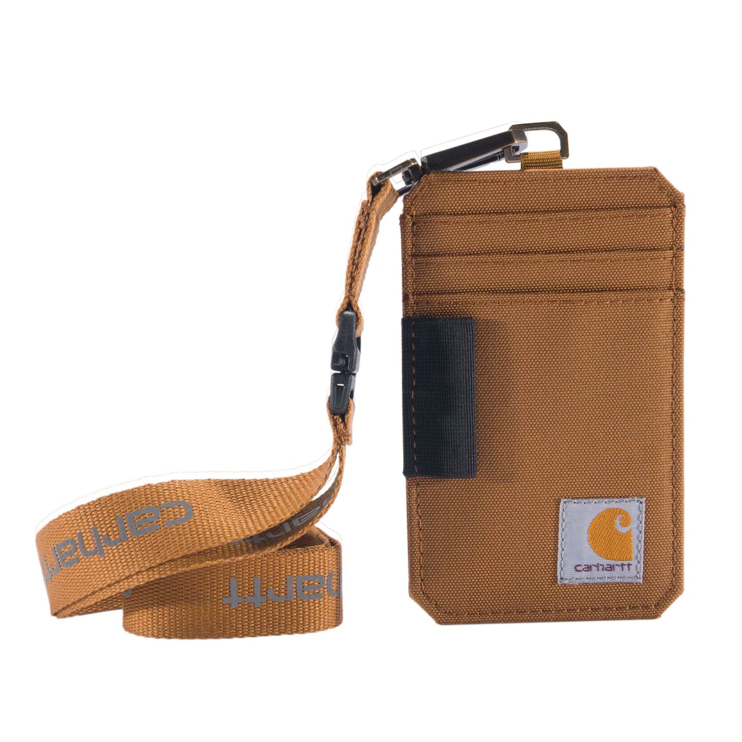 Carhartt Men's B0000247 Nylon Duck ID Holder and Lanyard, Nylon Duck (Carhartt Brown), One Size