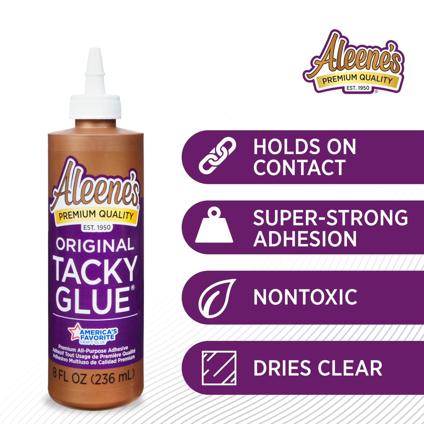 Aleene's 36116 Original Tacky Glue 3 Pack, 8 oz