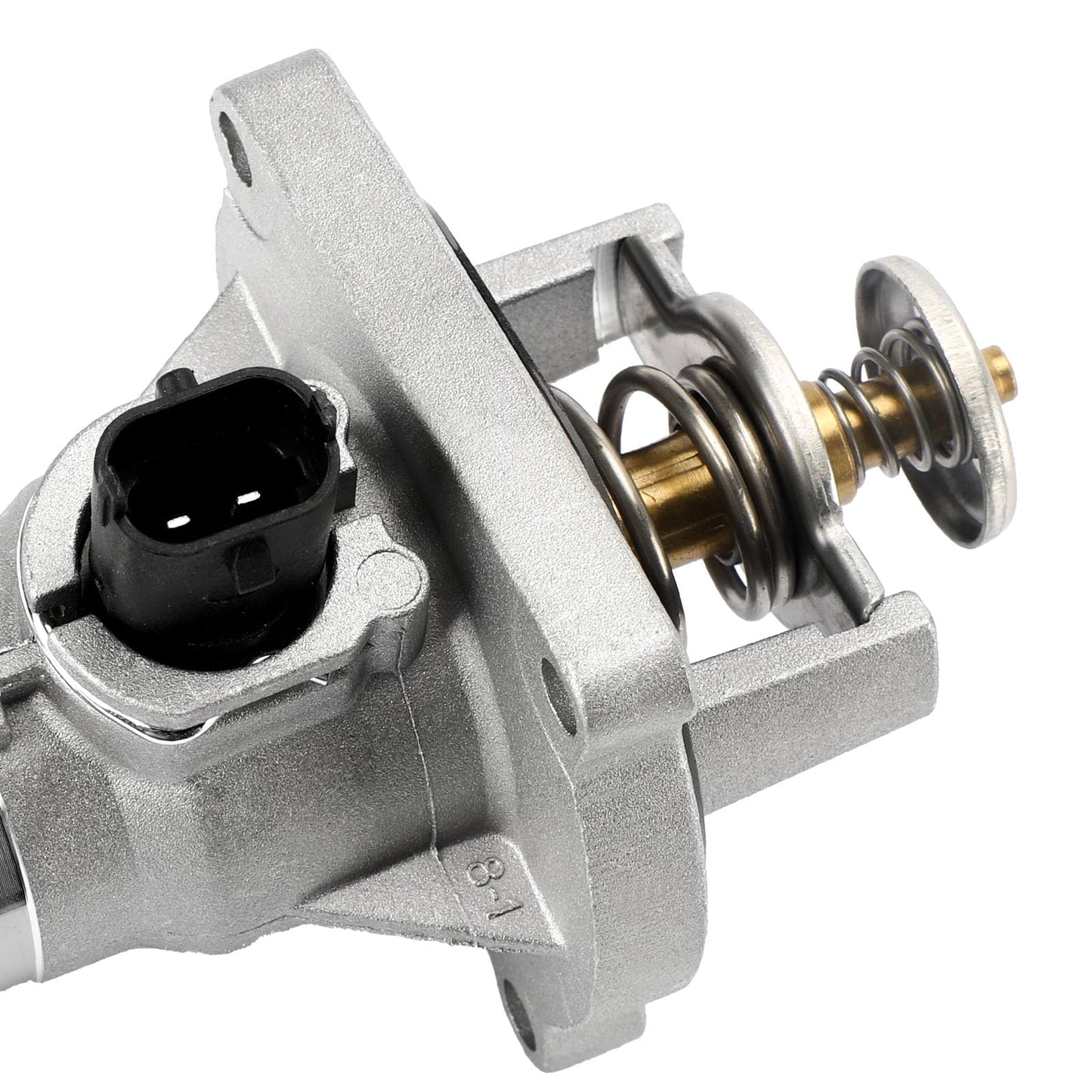Upgrade Aluminium Thermostat Housing Assembly W/Sensors for Chevy Aveo Aveo5 2009-2011 Cruze 2011-2016 Sonic 2012-2018 Trax 2013-2018,Pontiac G3 2009-2010 - Replaces 902-821 96984104 55564891 55578419