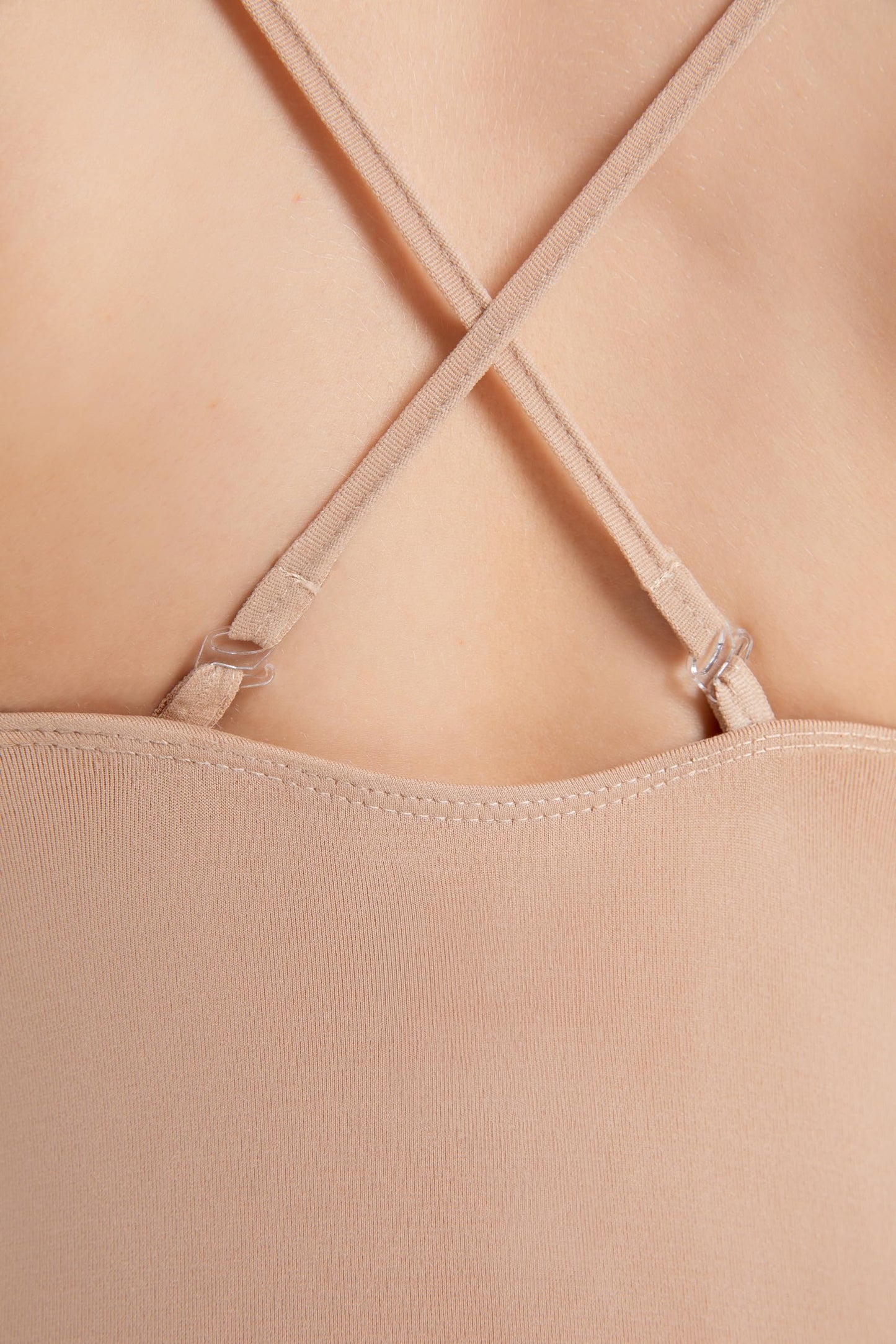 Capezio Seamless Camisole w/Transitions Straps, Nude, Small