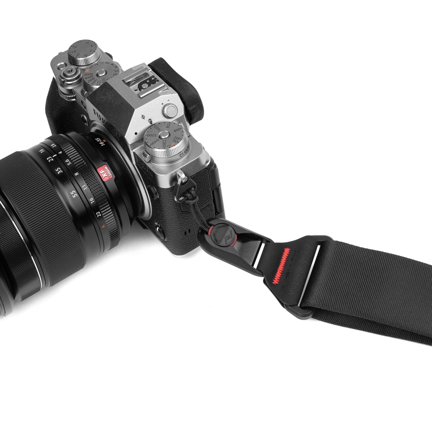 Peak Design Slide Camera Strap, Black, Configurable as a Sling, Neck or Shoulder Strap, Quick Release and Connection, Smooth and Grippy Side, Camera Straps for Photographers, 200 lb Capacity