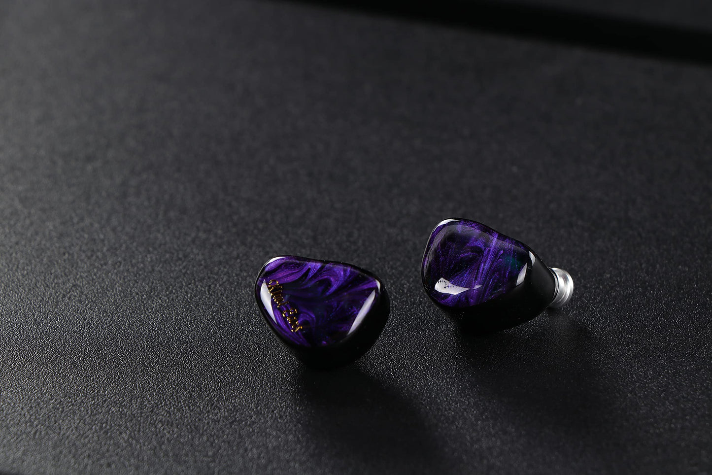 Linsoul Kiwi Ears Cadenza 10mm Beryllium Dynamic Driver IEM 3D Printed with Detachable Interchangeable Plug 0.78 2pin 3.5mm IEM Cable for Musician Audiophile (Purple)