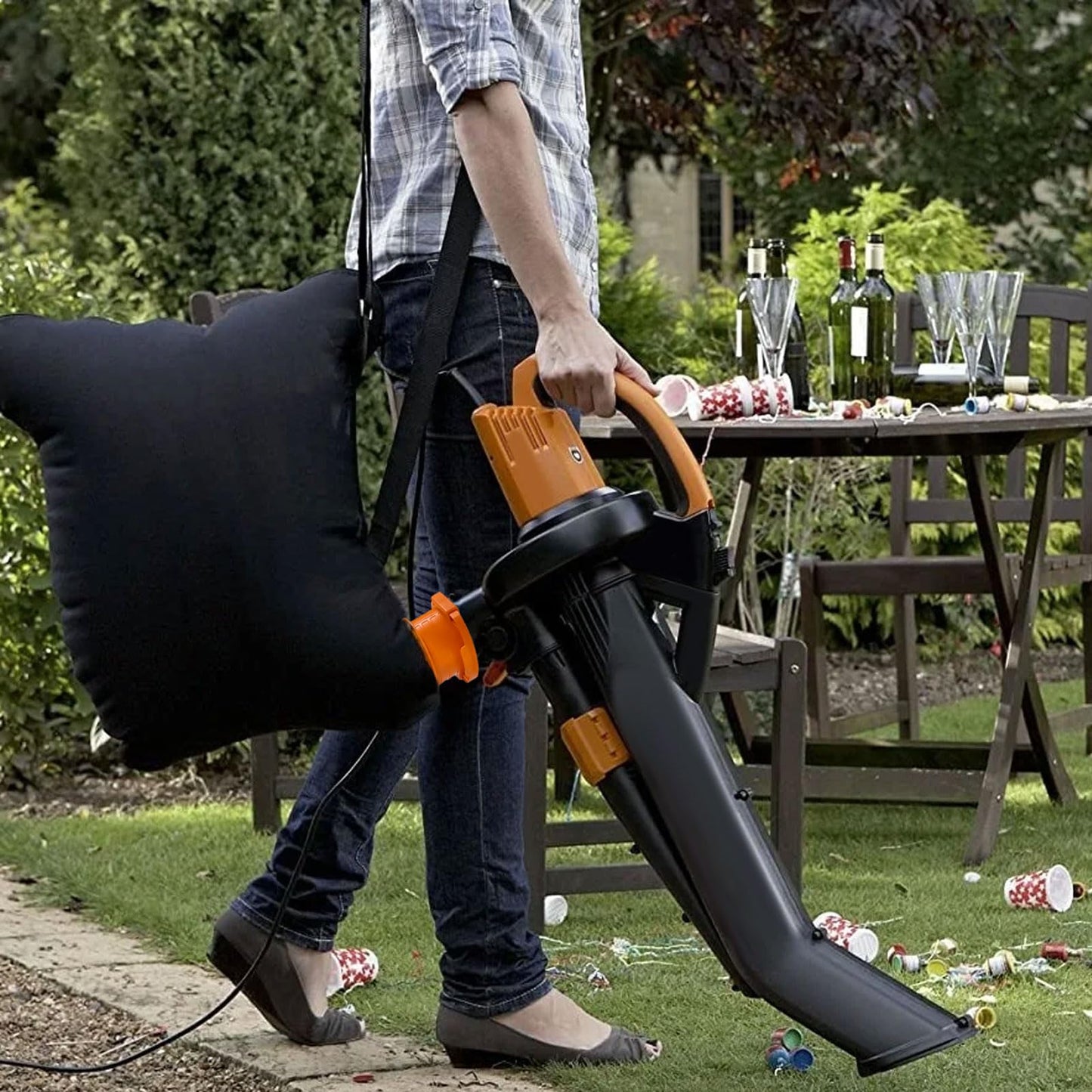 2 PCS 50026858 Leaf Blower Vacuum Bag Replacement Model WG502 WG508 WG505 WG509 WG500 WG501 Leaf Collection Bag WGBAG500 Bag Replacemen