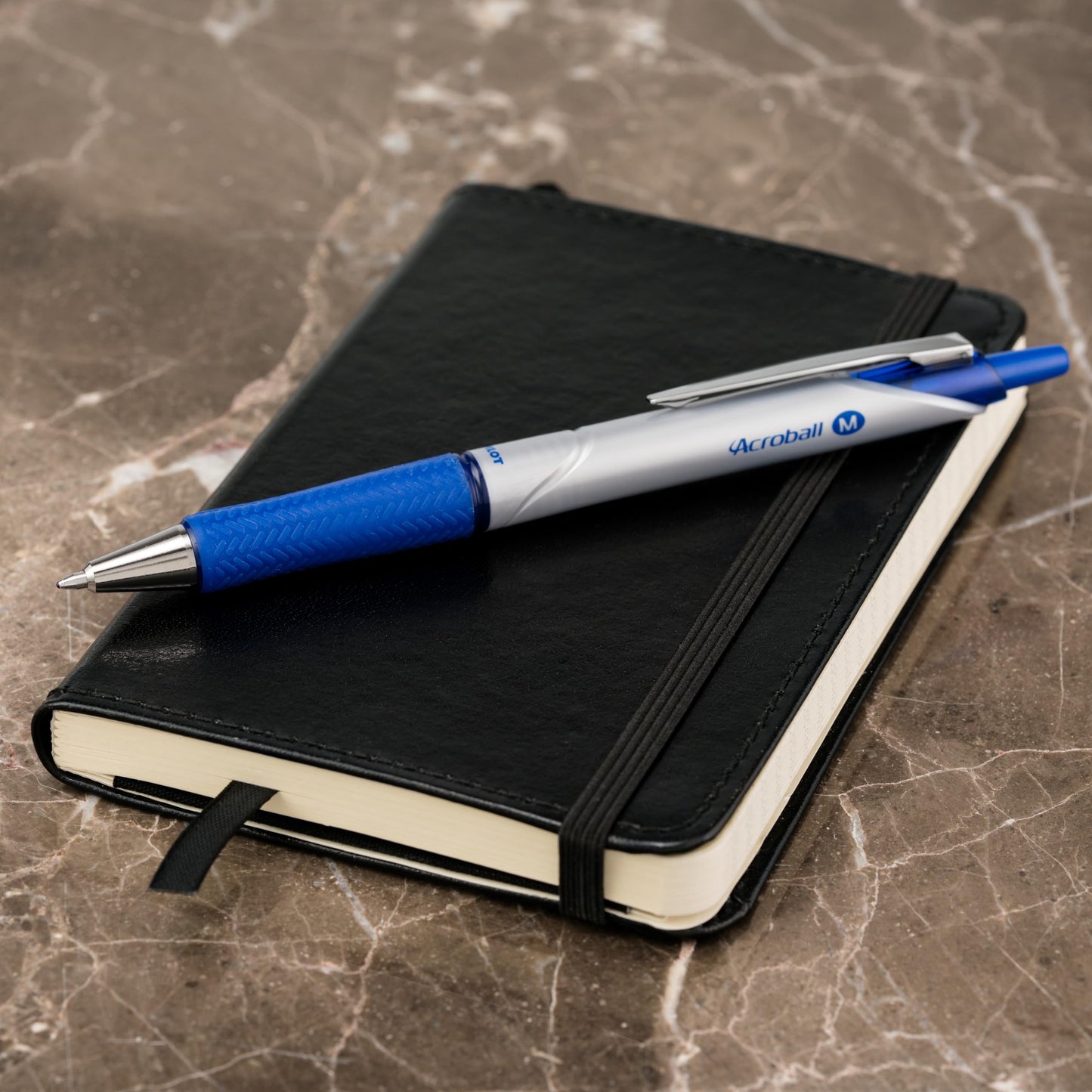 Pilot Acroball Pro Retractable Hybrid Gel Ball Point Pens, Medium Point, Blue Ink, Dozen Box -31911