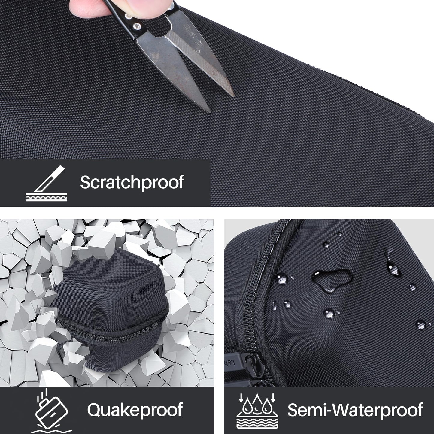 Lebakort Storage Case Compatible with Zoom H6essential / H5studio Handy Recorder