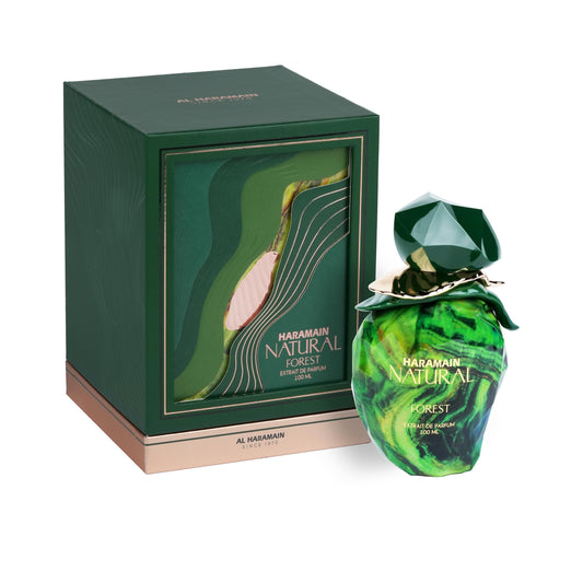 Al Haramain Natural Forest - Perfumes for Women and Cologne for Men - Unisex Cologne with Citron, Apricot, and Fig - 100 ml Extrait De Parfum Spray