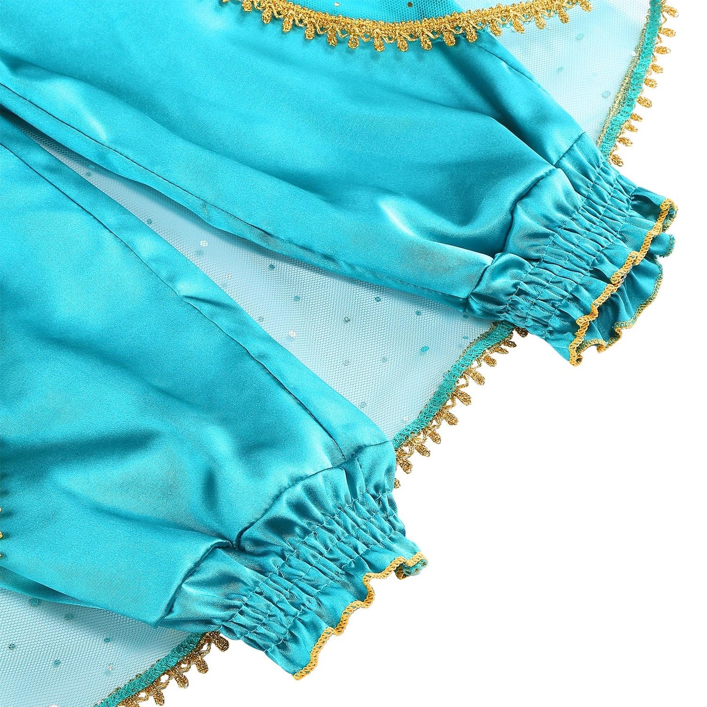 Aolliya Princess Costume for Girls Kids Arabian Princess Fancy Dress Up for Halloween Birthday Cosplay Party Carnival