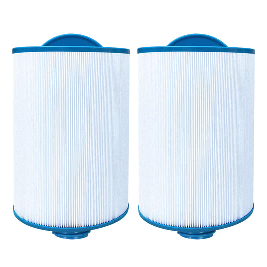 Chryseos Spa Filter Compatible with 6CH-940, FC-0359, PWW50P3 (1 1/2" Coarse Thread), 817-0050, 25252, 03FIL1400, SAE Thread, 45 sq.ft., 2 Pack