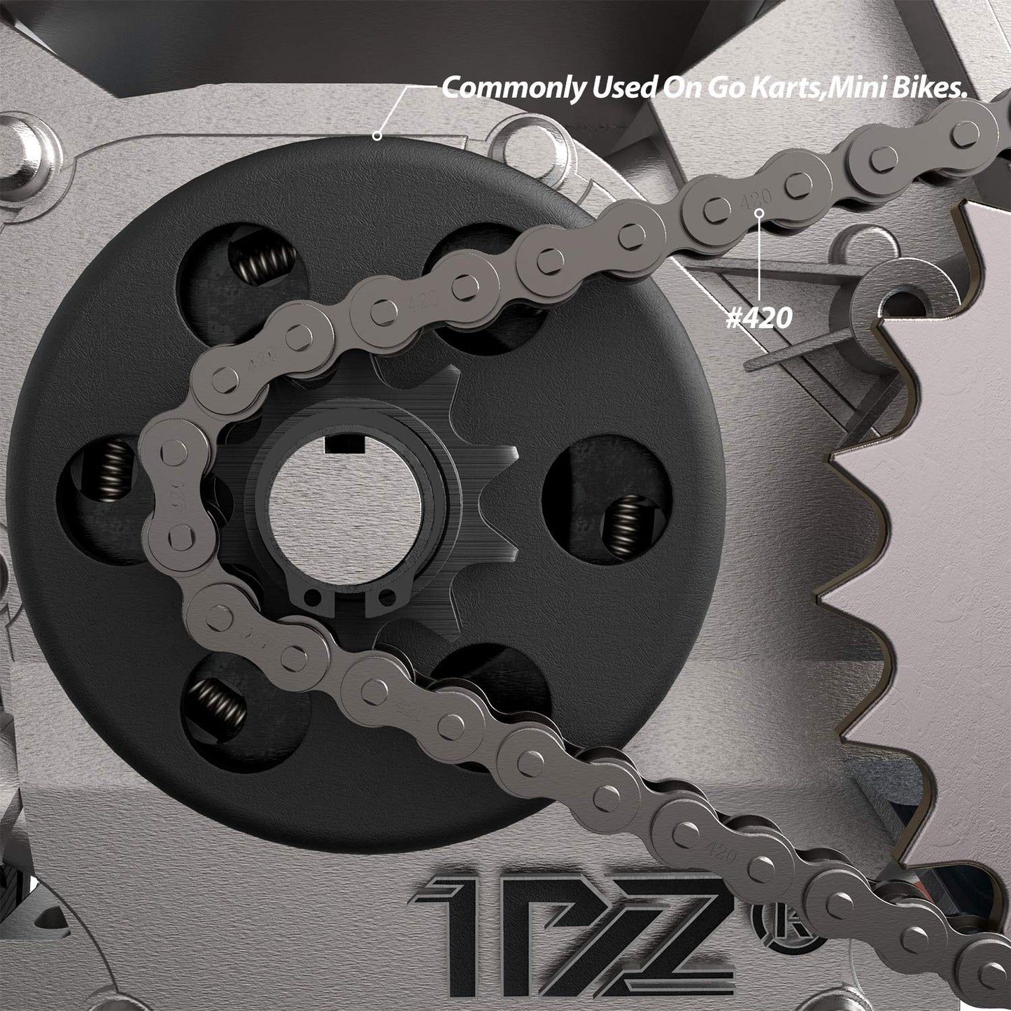1PZ BA5-10T Centrifugal Clutch 3/4" Bore 10T #40/41/420 Chain for Go Kart Mini Bike Baja MB165 MB200 6.5HP Upgrade