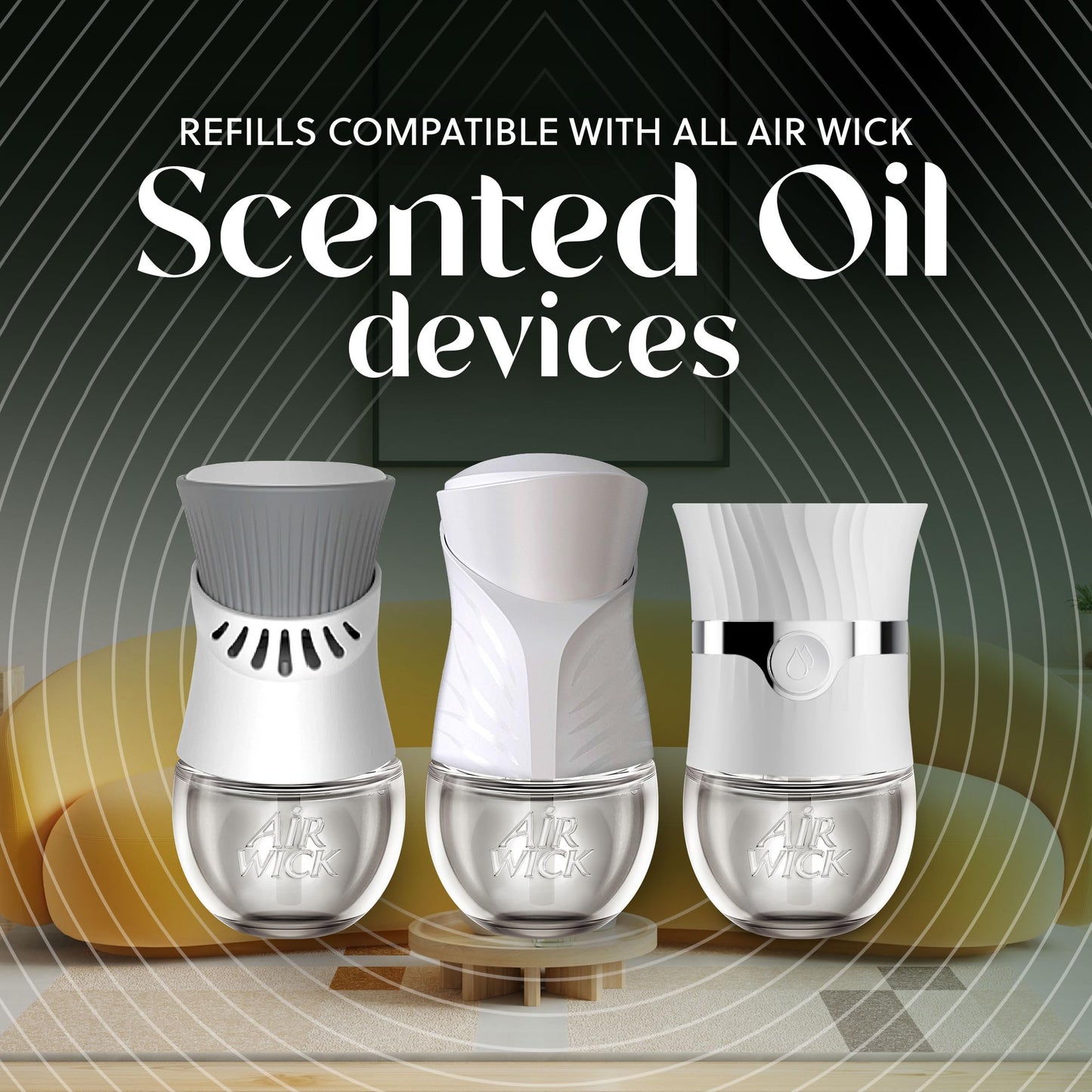 Air Wick Scented Oil - Vibrant Refill Sweetgrass & Sandalwood 5 ct.