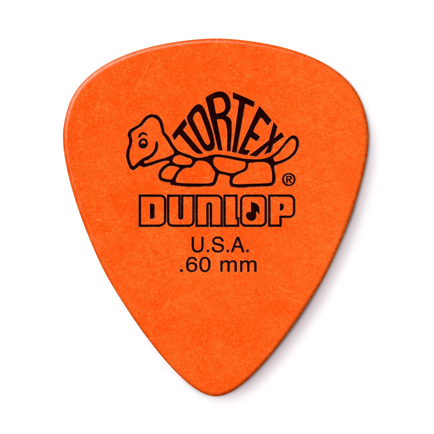 Jim Dunlop Standard Tortex Picks, 72 Pack, Orange, .60mm