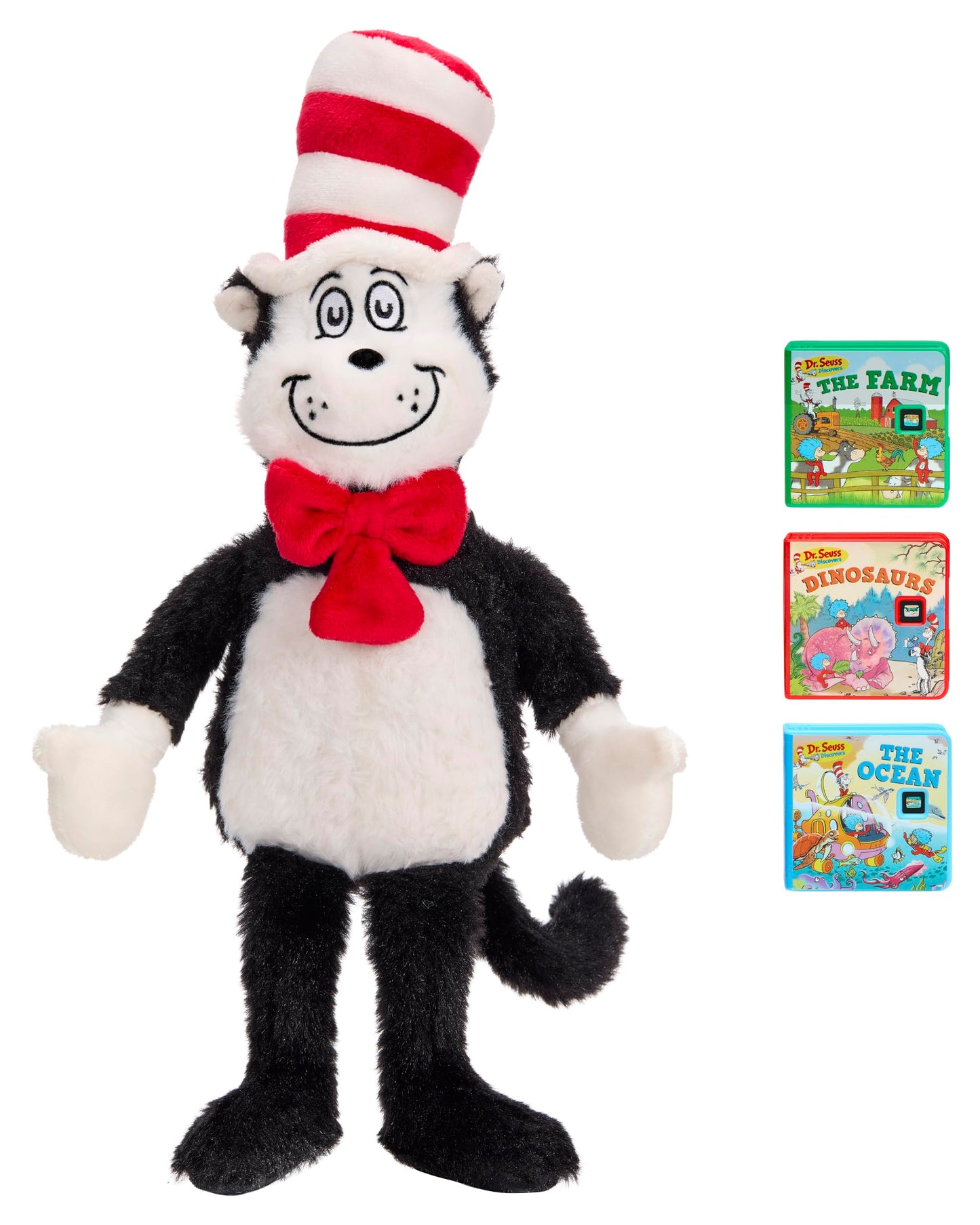 Little Tikes Story Dreamers Cat in the Hat Plush, Storytime, Books, Audio Play Character, Gift and Toy for Toddlers and Kids Girls Boys Ages 2-5 Years
