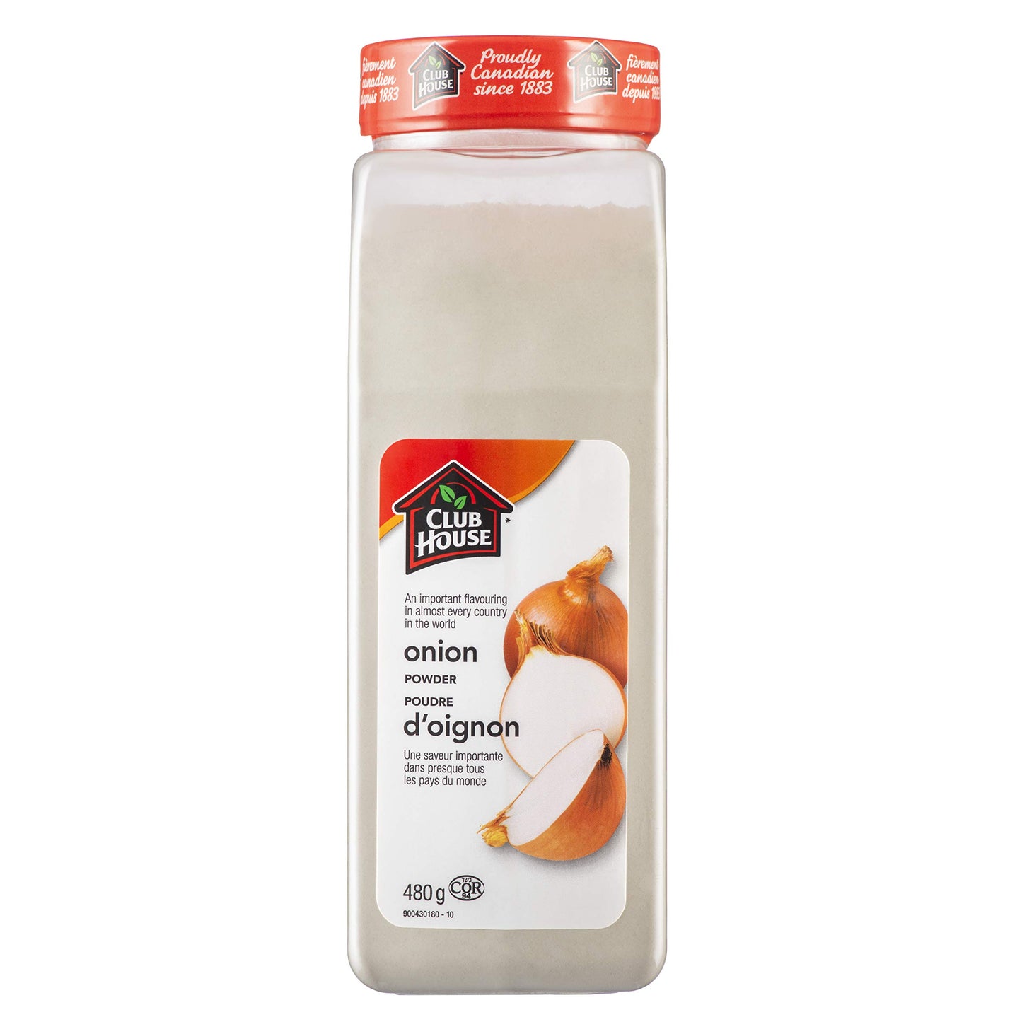 Club House, Quality Natural Herbs and Spices, Onion Powder, 480g