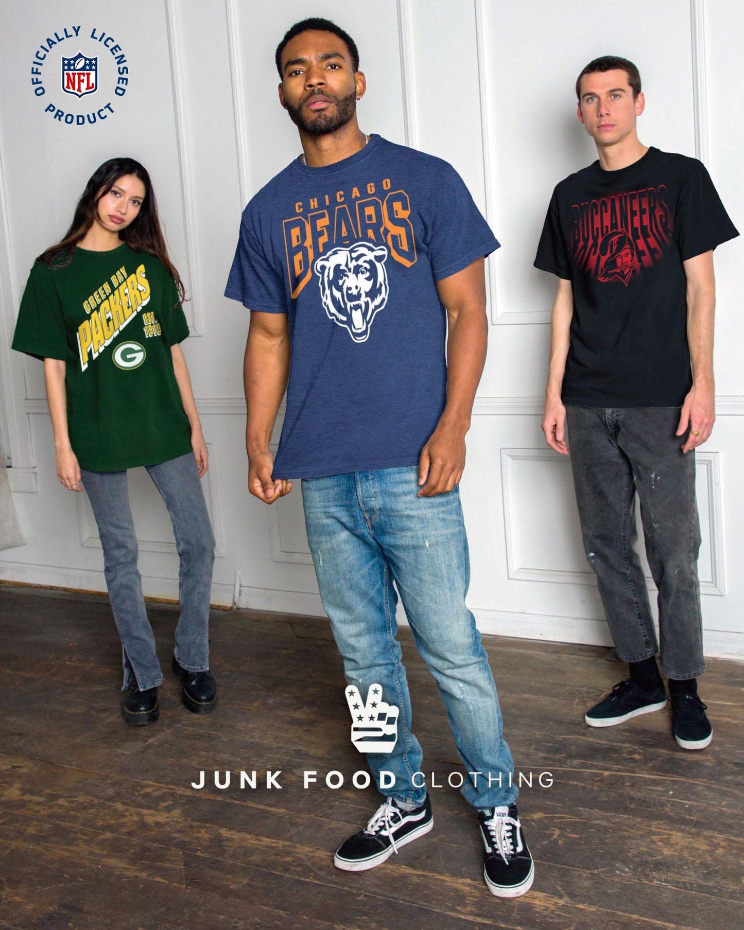 Junk Food Clothing x NFL - Buffalo Bills - Team Helmet - Unisex Adult Short Sleeve Fan T-Shirt for Men and Women - Size X-Large Blue