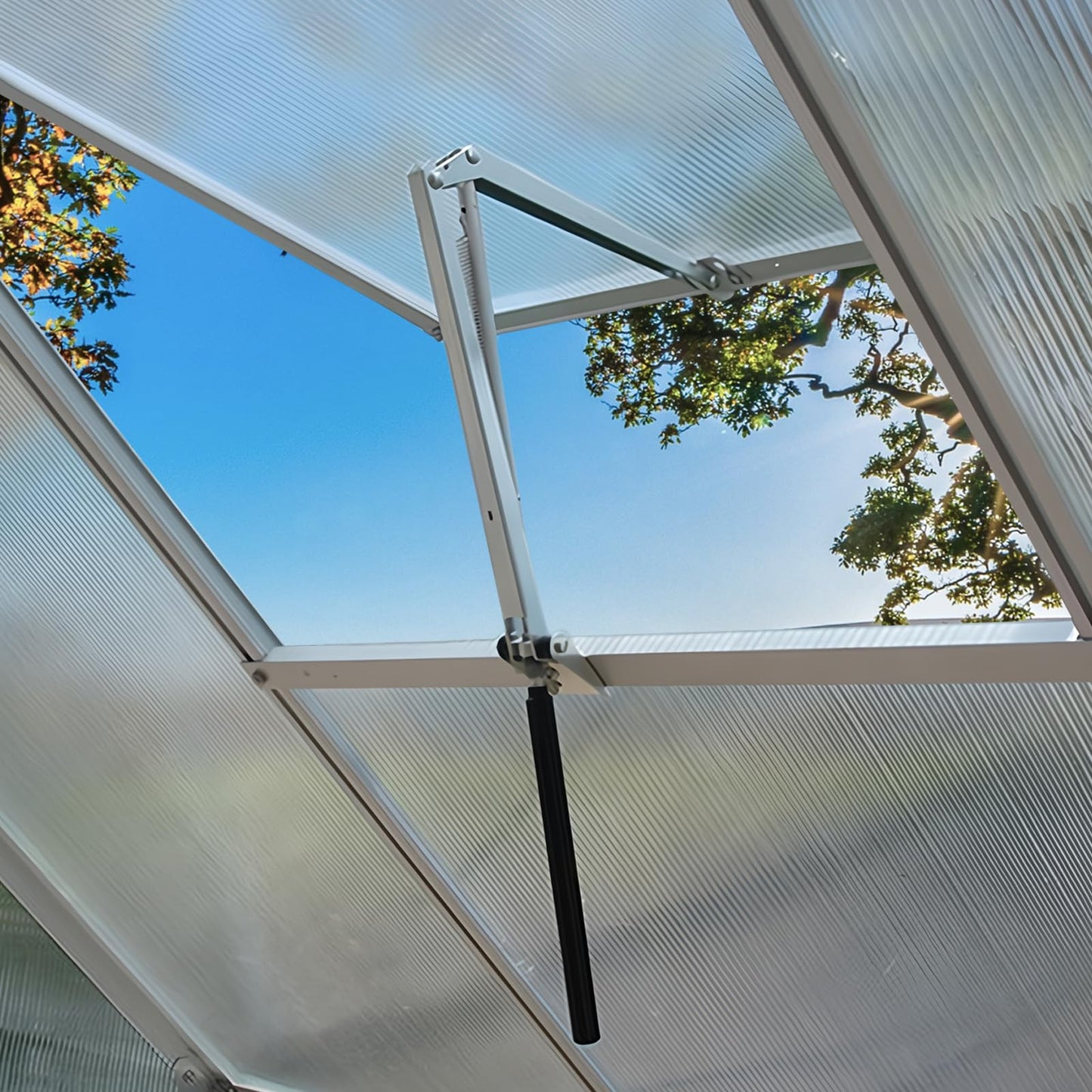 Holwim Greenhouse Vent Opener Automatic, Solar Heat Sensitive Auto Window Opener, Automatic Vents Opener for Greenhouse, Lifts 7kg/15lb (Single Spring)