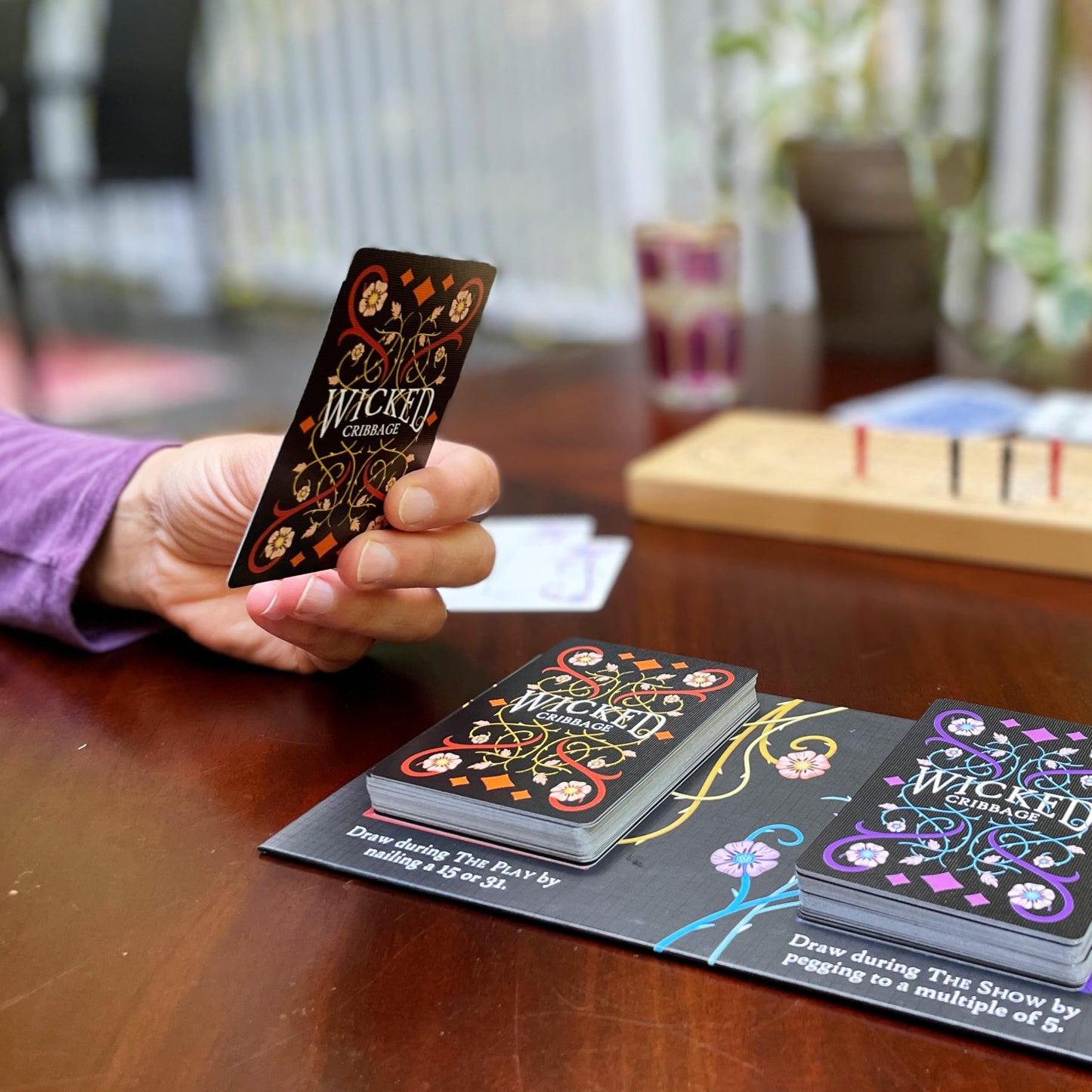 Only Then Studios Wicked Cribbage | A Playful Twist On A Classic Game | 30-45 Minute Playtime | Ages 8+ | Quick, Easy to Learn