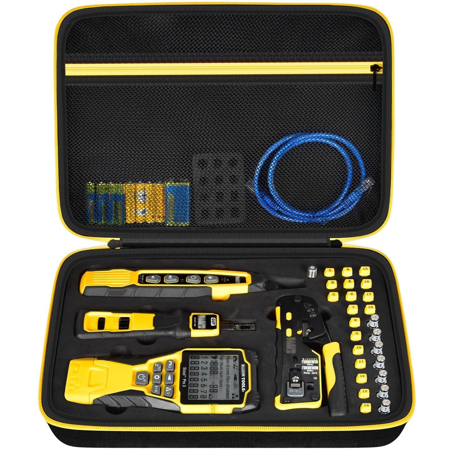 Case Compatible with Klein Tools VDV501-851 VDV500-123 VDV226-110 VDV427-300. Storage Carrying Travel Holder for Cable Tester for Scout Pro 3/ Tracer Probe/Wire Stripper and Accessories (Box Only)