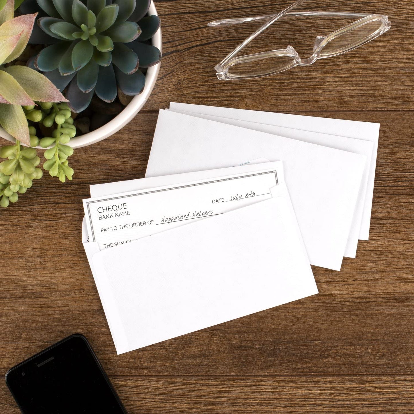 Mead #6-3/4 Envelopes, 3-5/8" x 6-1/2", Security Printed Lining for Privacy, Press-It Seal-It Self Adhesive Closure, White All-Purpose 20-lb Paper Mailing Envelopes, 500 Count (742021)
