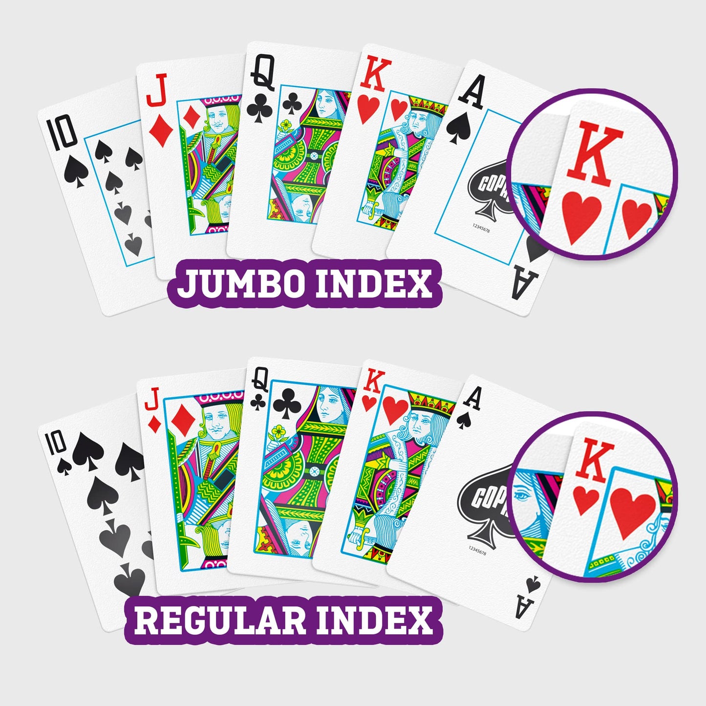 Copag Poker Size Jumbo Index 1546 Playing Cards (Black Gold Setup)