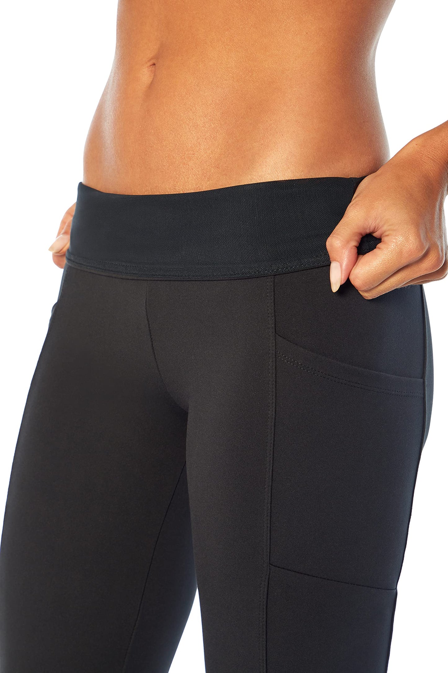 Marika Women's Eclipse Tummy Control Bootleg Pant, Black, Large