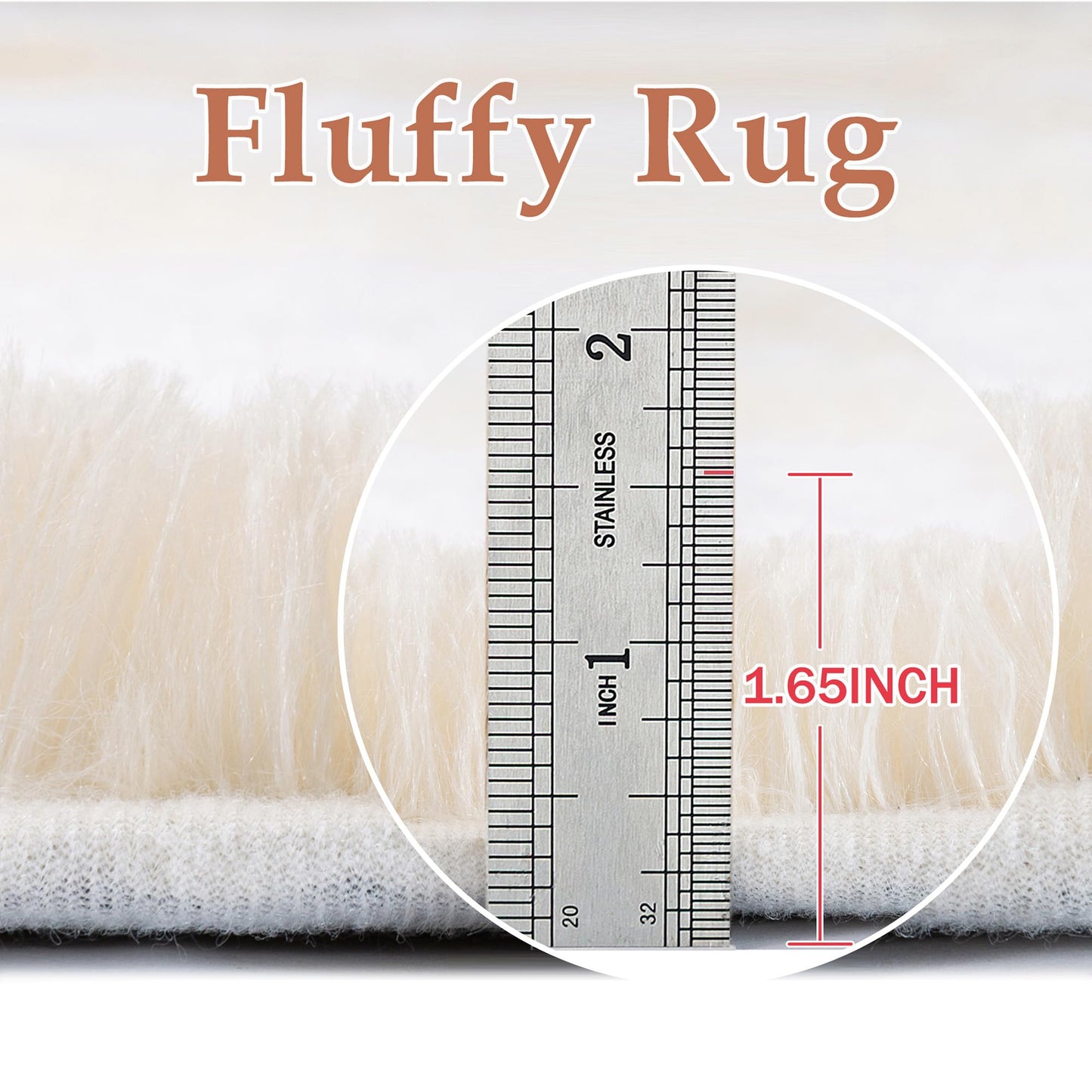 WondRg 6x9 Checkered Fluffy Area Rug for Living Room Bedroom Pink Kids Room Carpet High Pile Washable Non-Slip Tapis Salon Soft Floor Shag Rug for Nursery Large Modern Neutral Thick Plush Fuzzy