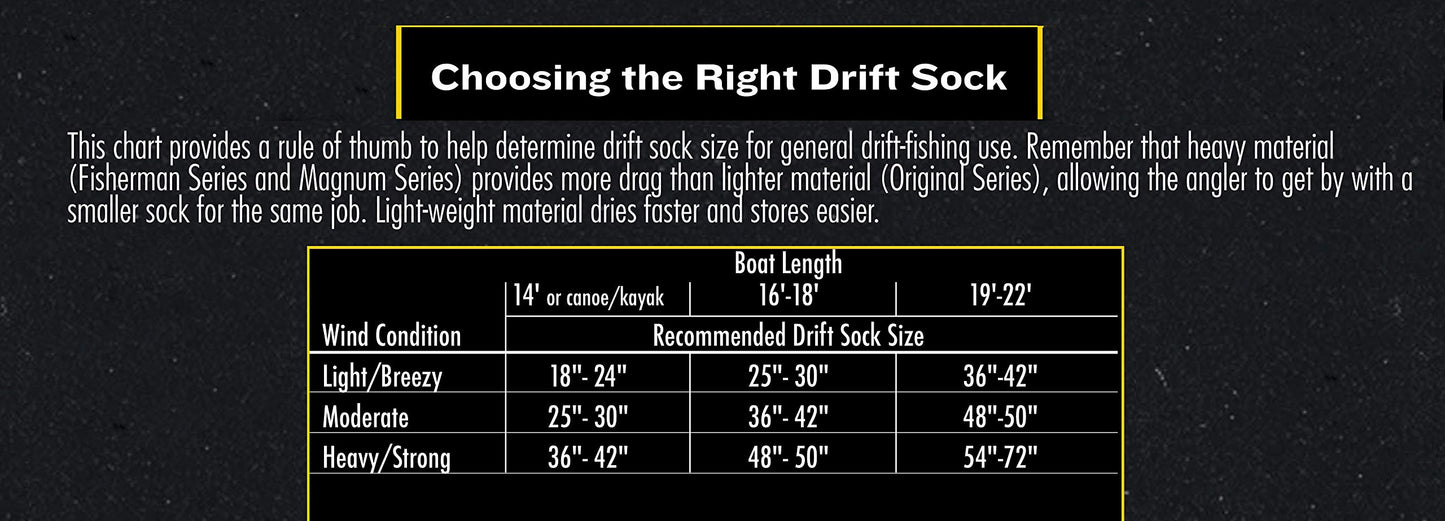Drift Control Fisherman Series - 36 in