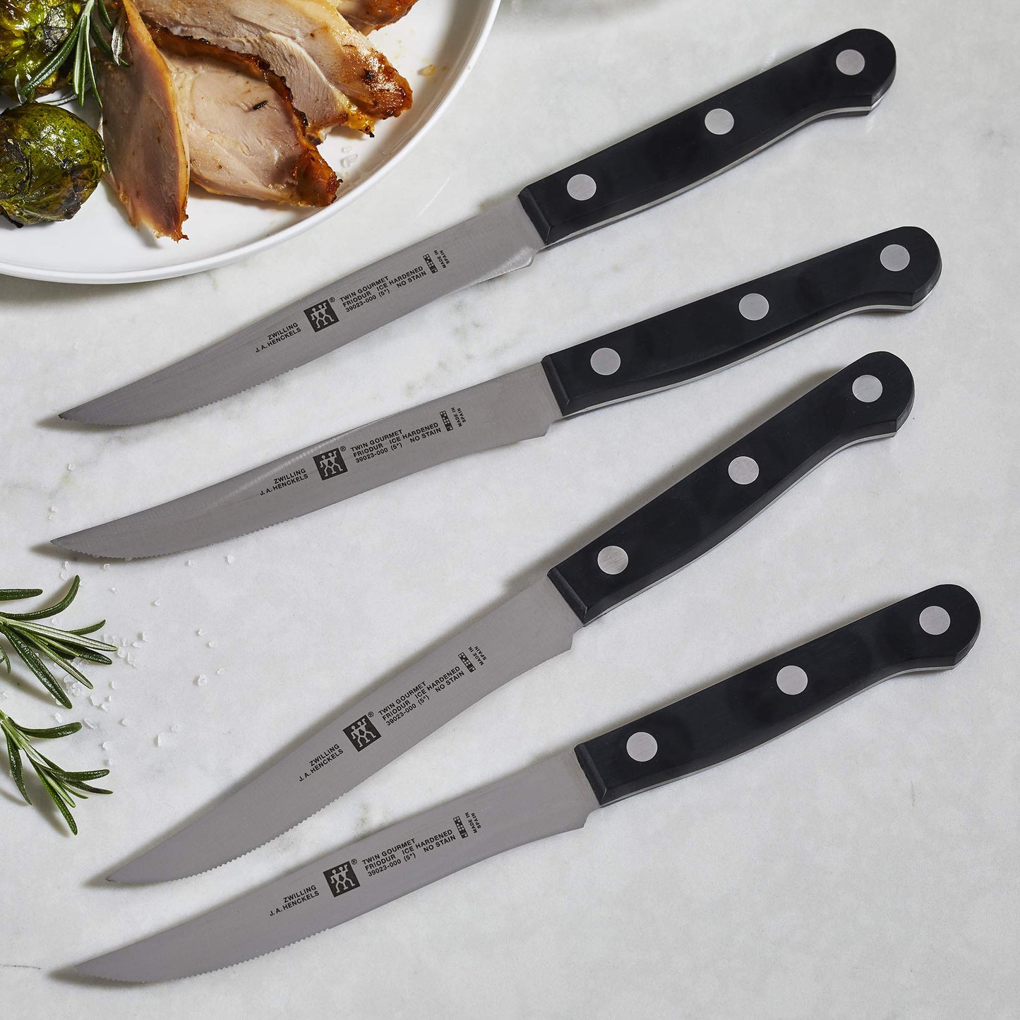 Zwilling J.A. Henckels 39123-000 Twin 4-Piece Steak Set, Stainless Steel, 20.32 x 1.27 x 1.27 cm