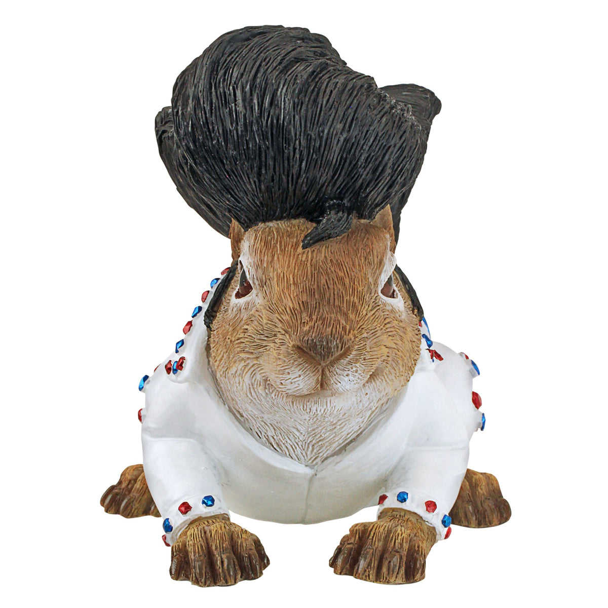 Design Toscano QM17042 Elmer The Rock and Roll Squirrel Garden Statue Full Color Realistic