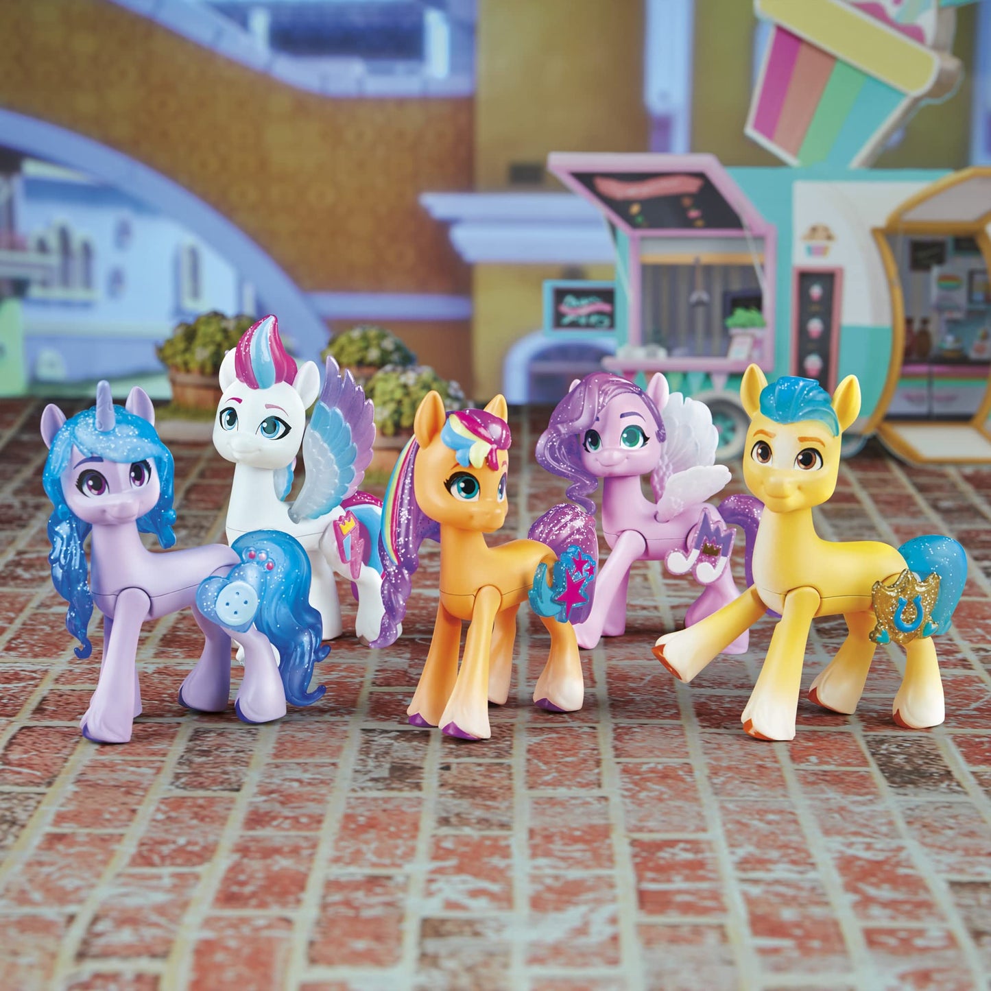 My Little Pony Toys: Make Your Mark Meet The Mane 5 Collection Set, with 5 Pony Figures, Gifts for Kids, My Little Pony Toys for 3 Year Old Girls and Boys and Up