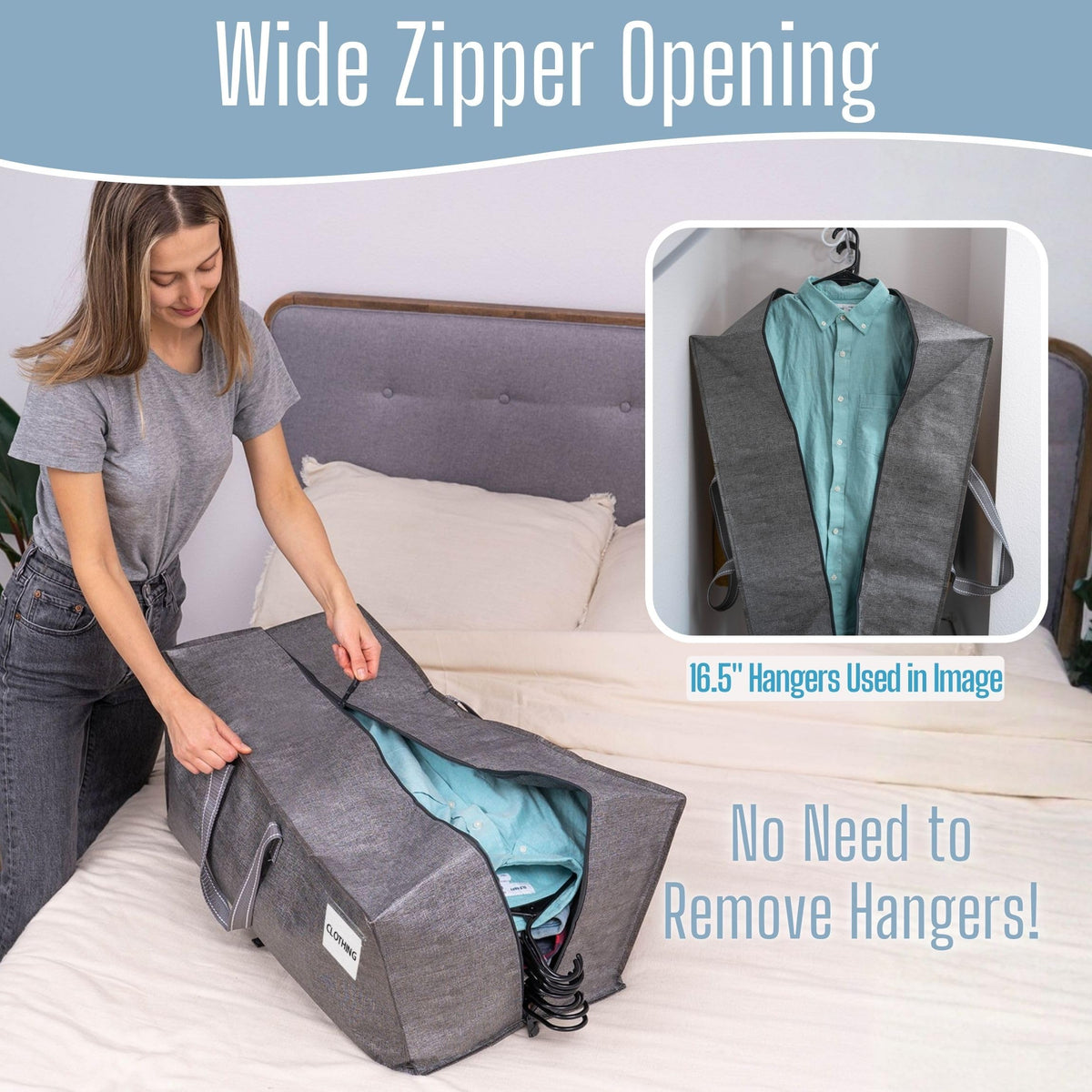 VENO Moving Bags w/Backpack Straps, Moving Supplies, Moving Boxes, College Packing Storage Boxes with Lids Alternative, Heavy Duty, Extra Large, Sturdy Handles, Zippers (Gray, 6 Pack)