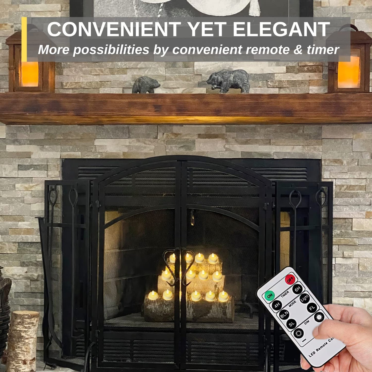 Homemory Rechargeable Tea Lights with Remote Timer, Dimmable LED Tea Lights Candles Battery Operated, Rechargeable Flameless Candles for Home Decor Seasonal Decor, Dia 1-1/2‘’ X H 2-1/3'', 12-Pac