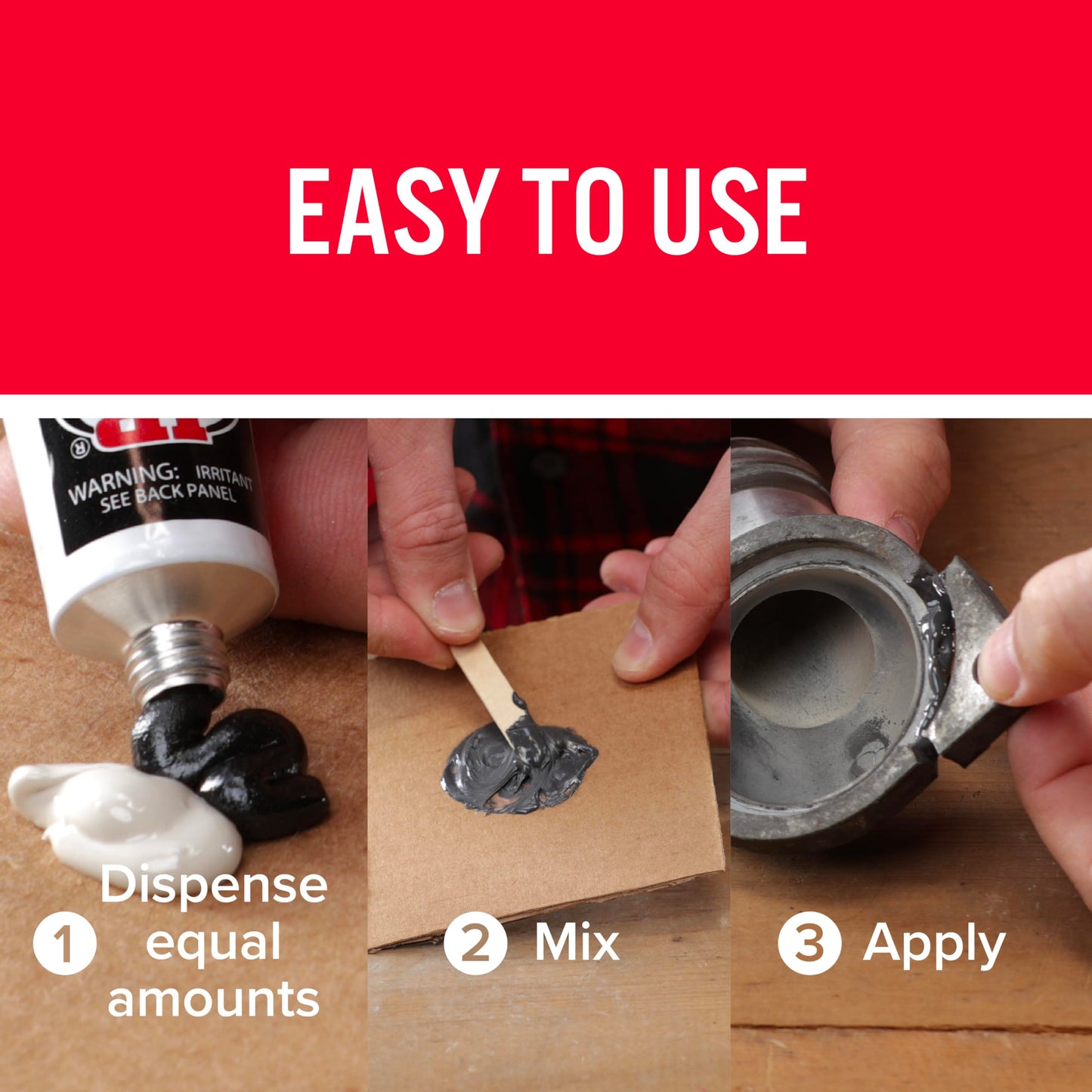 J-B Weld 8281CAN Original Steel-Reinforced Two-Part Epoxy 10 oz Total (2 x 5 oz Twin Tubes) – Pro Size Cold-Weld Adhesive for Metal and Multi-Surface Repairs