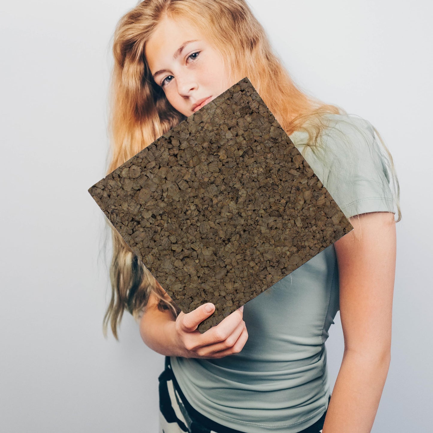 Flipside FLP12058 Dark Cork Tiles, 12" x 12", Pack of 4, Cork, Brown