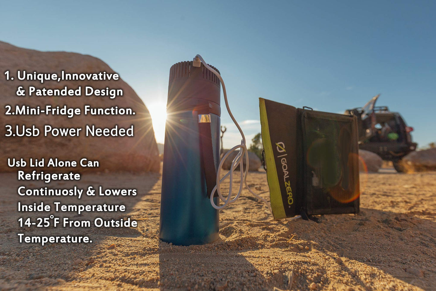 4ALLFAMILY Explorer 72 Hours 7 Pen Medical Insulin Cooler Travel CASE USB Charger + BIOGEL Ideal Diabetic Medicine Portable Insulina Carrying Bag TSA Approved Medication Bottle Diabetes Storage Vial