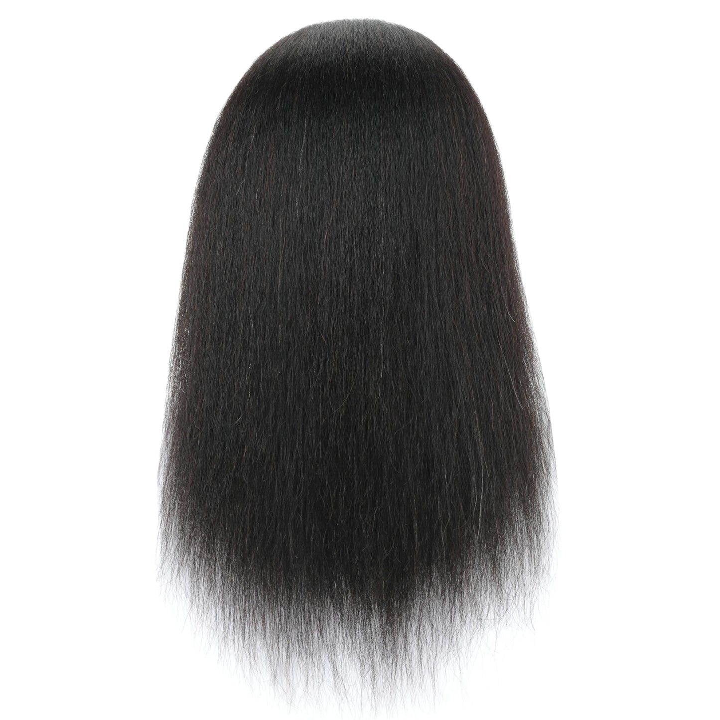 FUTAI Real 100% Human Hair Mannequin Head with Table Clamp Stand for Hairdresser Practice Manikin Cosmetology Doll Training Head Braiding Styling Curling Cutting Updos Display