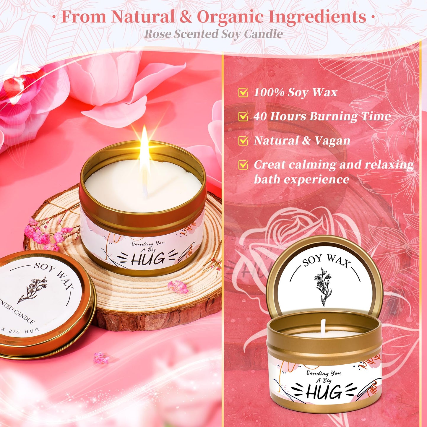 14PCS Get Well Soon Gift Baskets for Women, Birthday Baskets, Get Well Soon Gifts for Women After Surgery, Birthday Thinking of You Mothers Day Gifts for Mom Her Friend Sister Wife