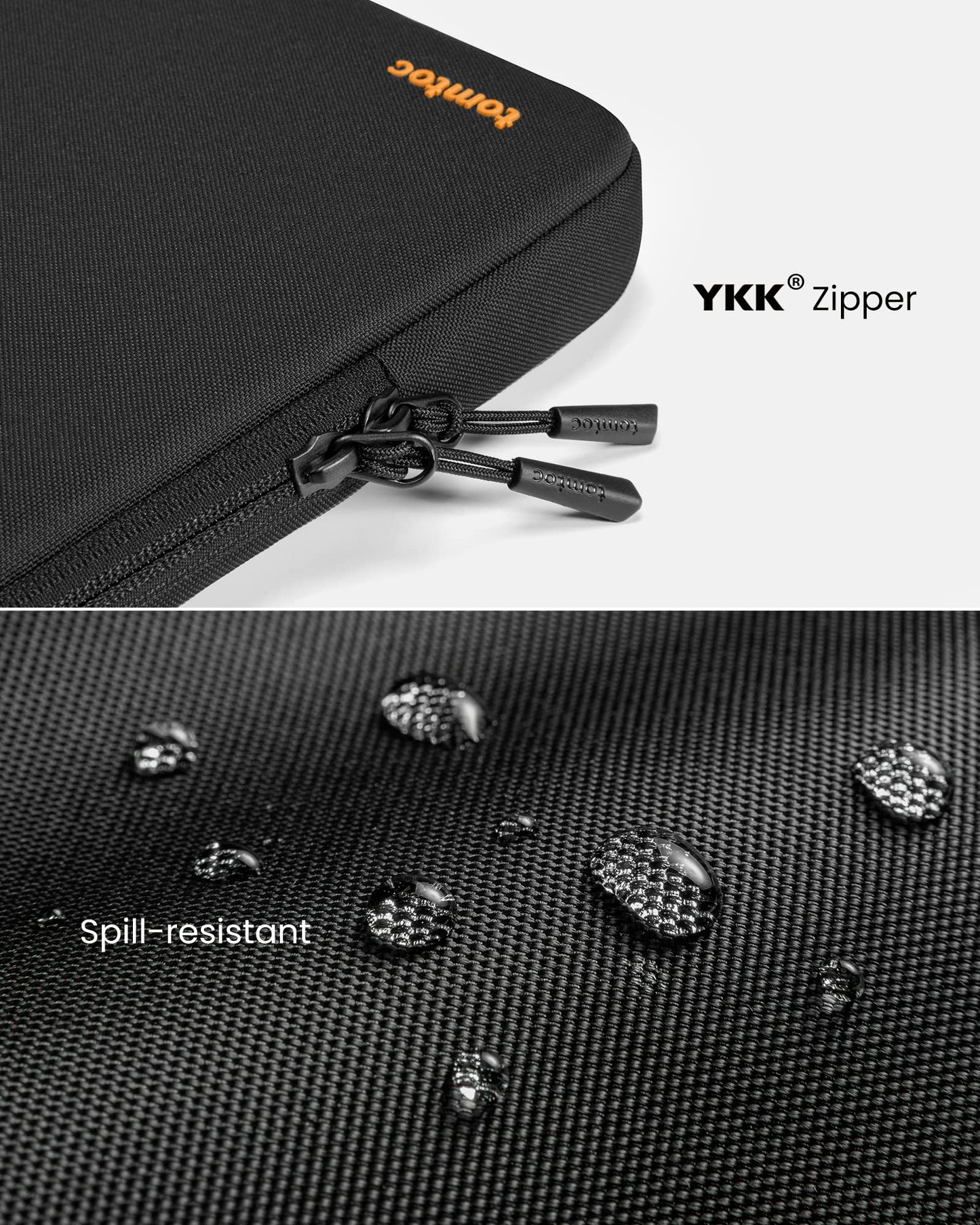 tomtoc 360 Protective Laptop Sleeve Set for 14-inch MacBook Pro M5 Pro/Max (2026) A3426 A3427 A3434 M4/M3/M2/M1 A3112 A3401 A3185, Water-Resistant Lapop Case Bag with Accessory Pouch for Dell XPS 14