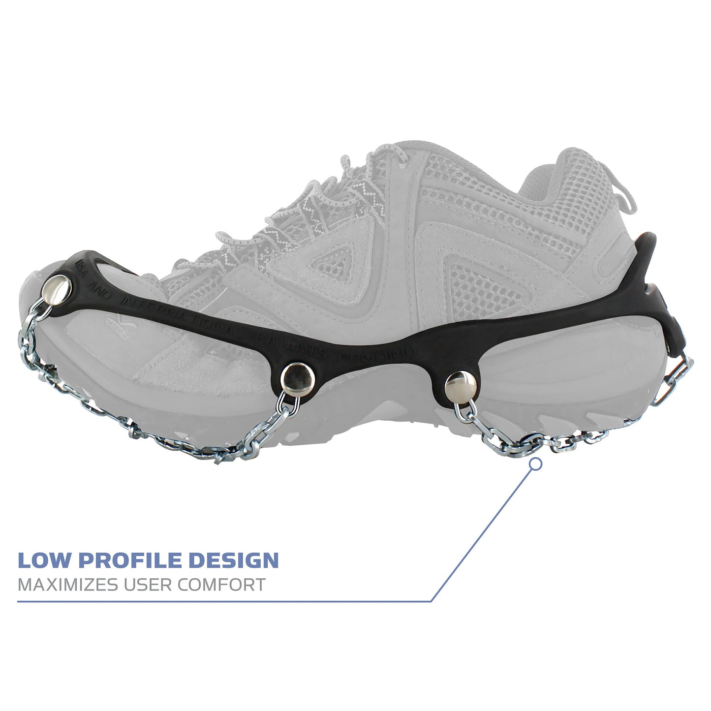 Yaktrax Traction Chains for Walking on Ice and Snow (1 Pair), Medium