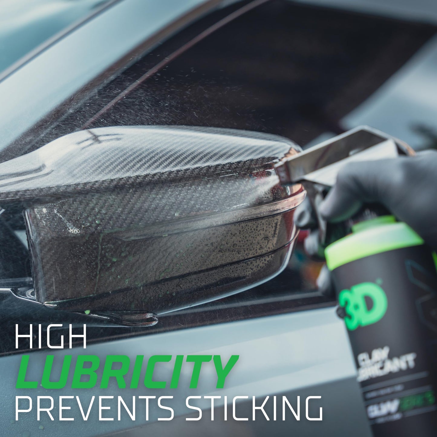 3D Clay Lubricant GLW Series | DIY Car Detailing | Hyper Slick Lubrication for Clay Bars | Eliminates Contaminants from Paint | Ultra Surface Protection | Decontamination Formula | Easy to Use | 16oz