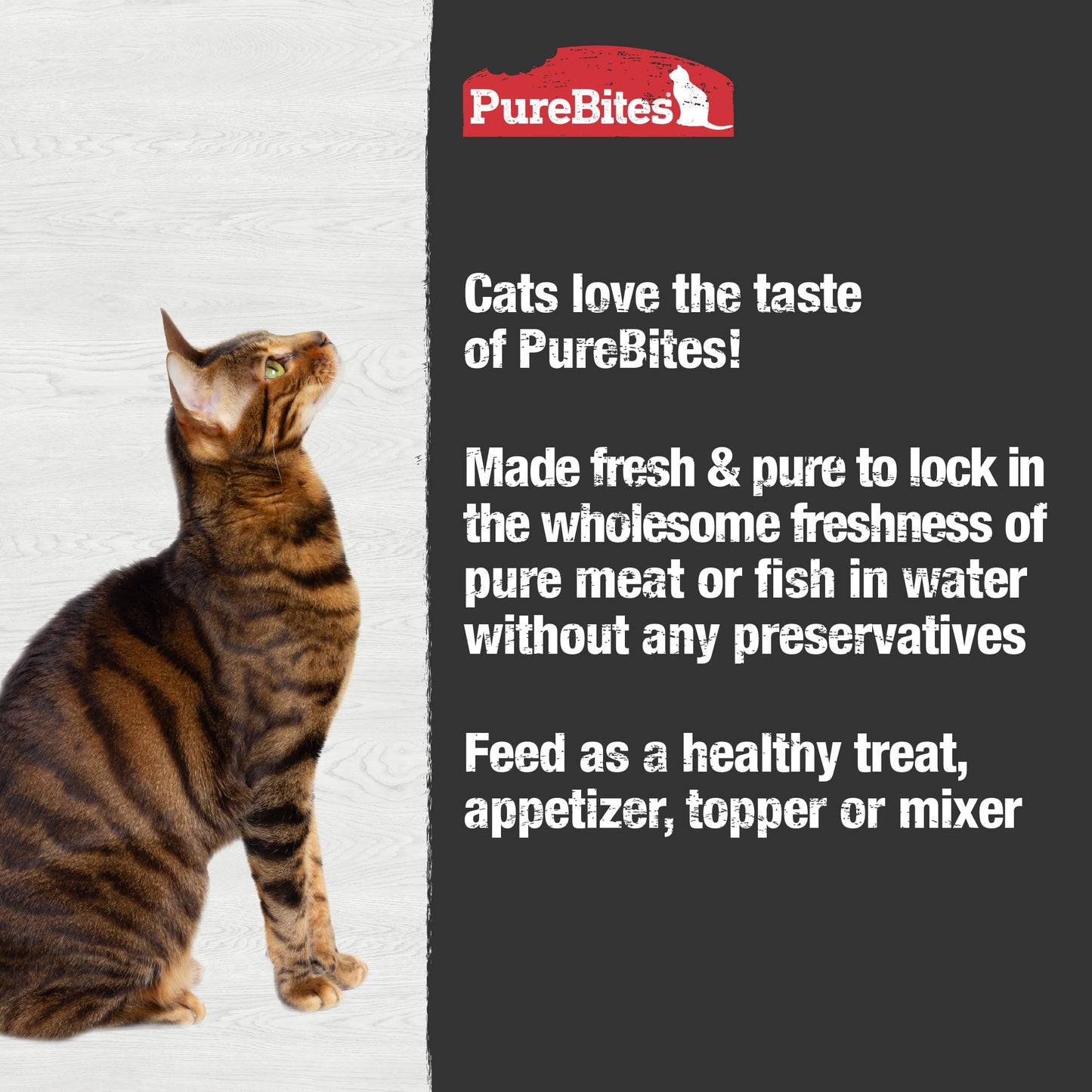 PureBites Mixers Chicken Breast in Water Pet Food for Cats, 1.76 oz. / 50 g, Case of 12