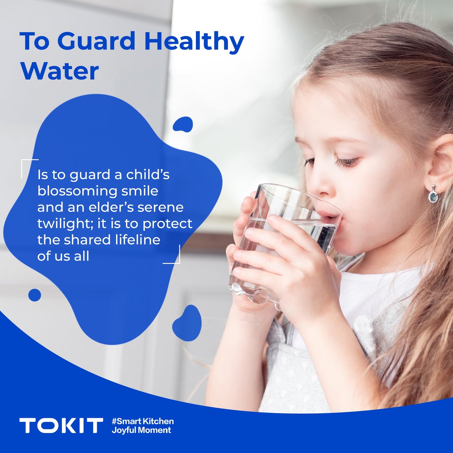 TOKIT RO Replacement Filter for T1&T1Pro, NSF/ANSI 58 Certified, Reduce TDS, Replacement for T1&T1Pro Reverse Osmosis System Water Filter, 12-Month Lifetime