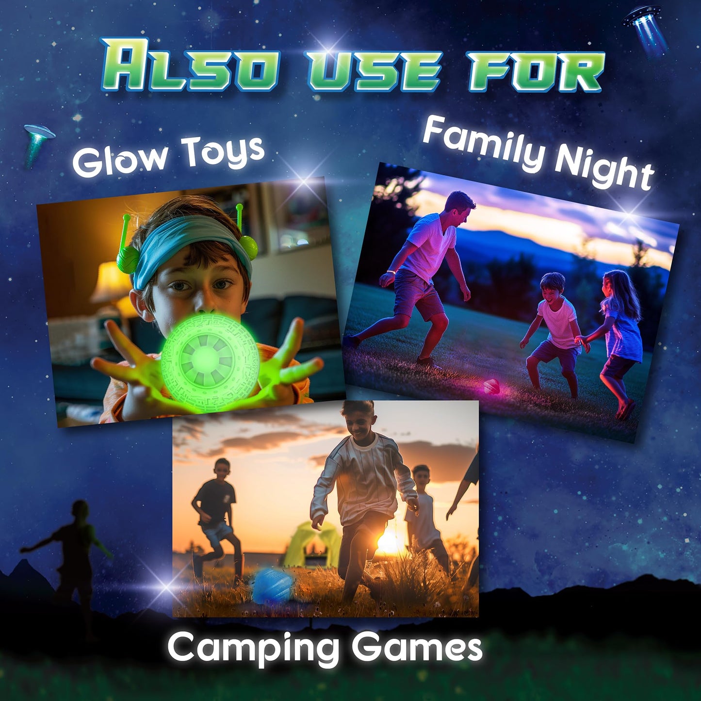 Cosmic Kick The Can: Outdoor Play with a Galactic Twist | Ages 5+, 4-12+ Players | for Fans of Alien Toys, Kids Outdoor Toys and Outdoor Games for Kids | Also Use for Kickball and Hacky Sack