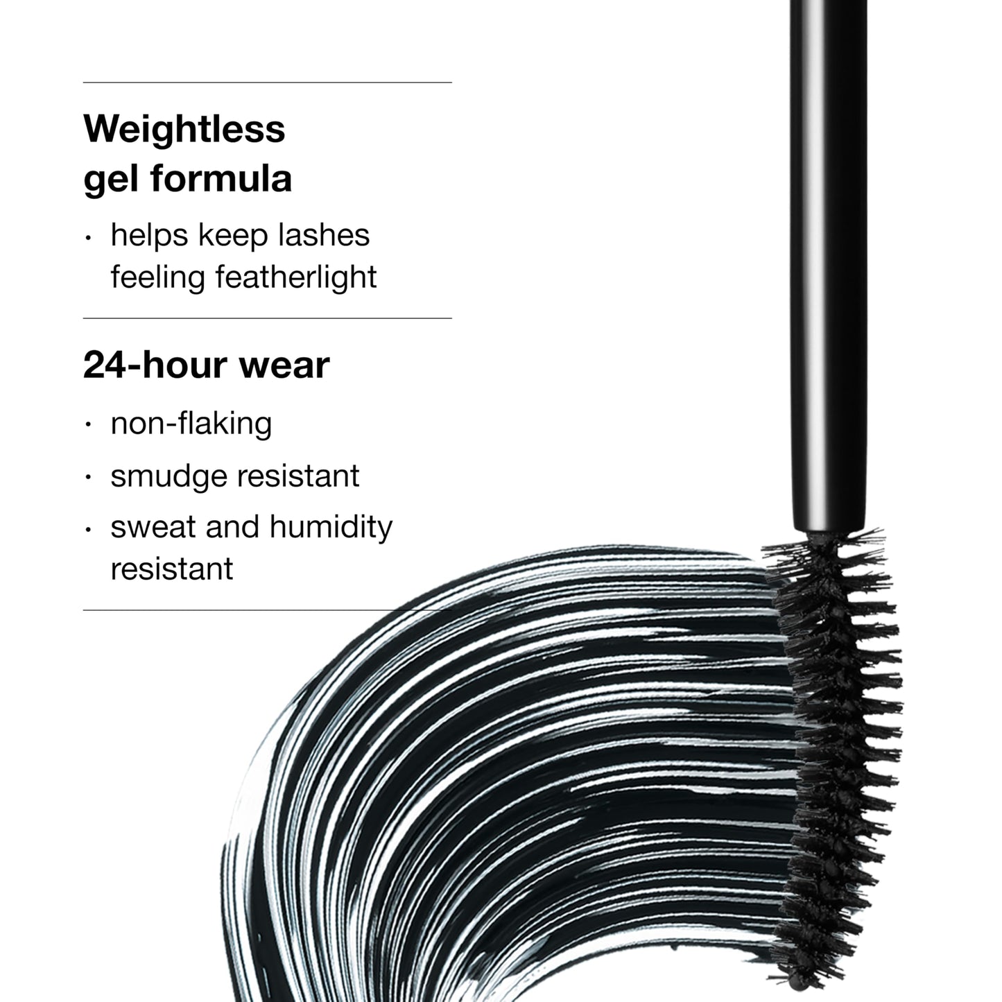 Clinique High Impact Zero Gravity Mascara | Curling, Smudge Resistant + Non-Flaking, Black