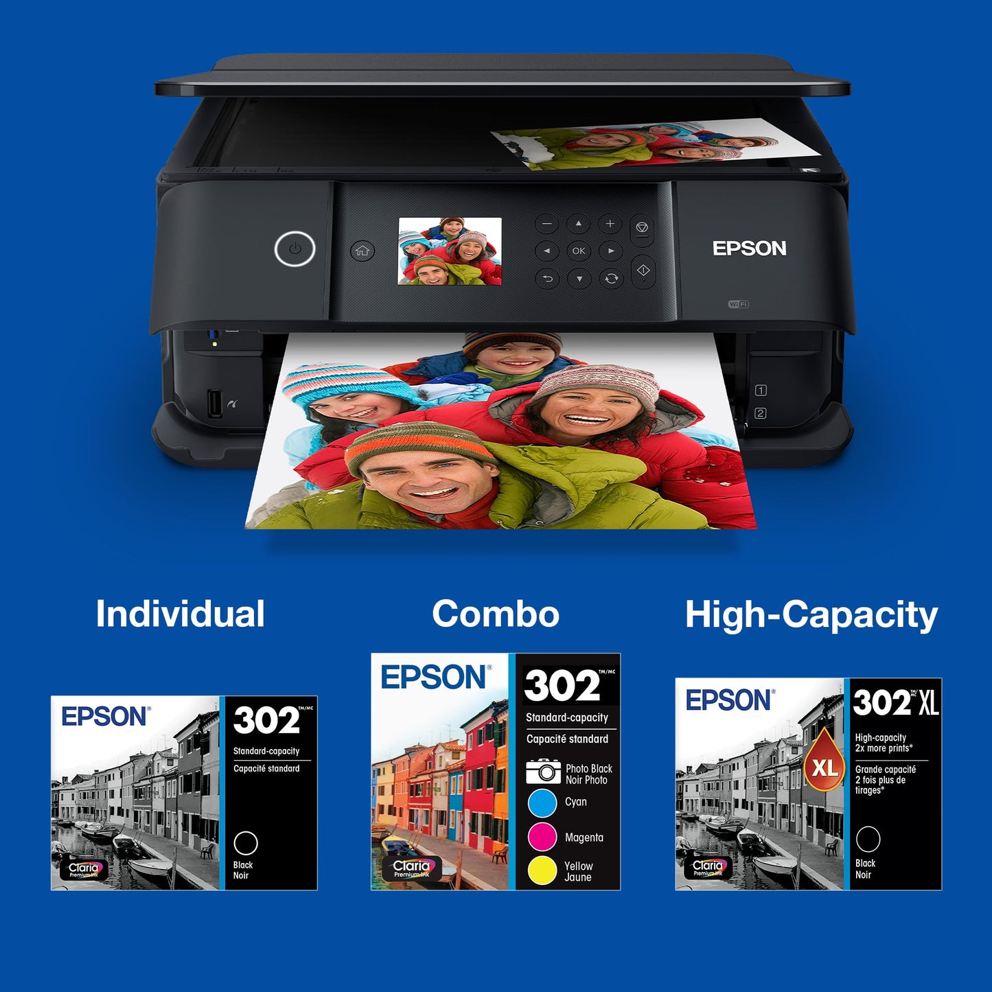 EPSON 302 Claria Premium Ink High Capacity Magenta Cartridge (T302XL320-S) Works with Expression XP-6000, 6100