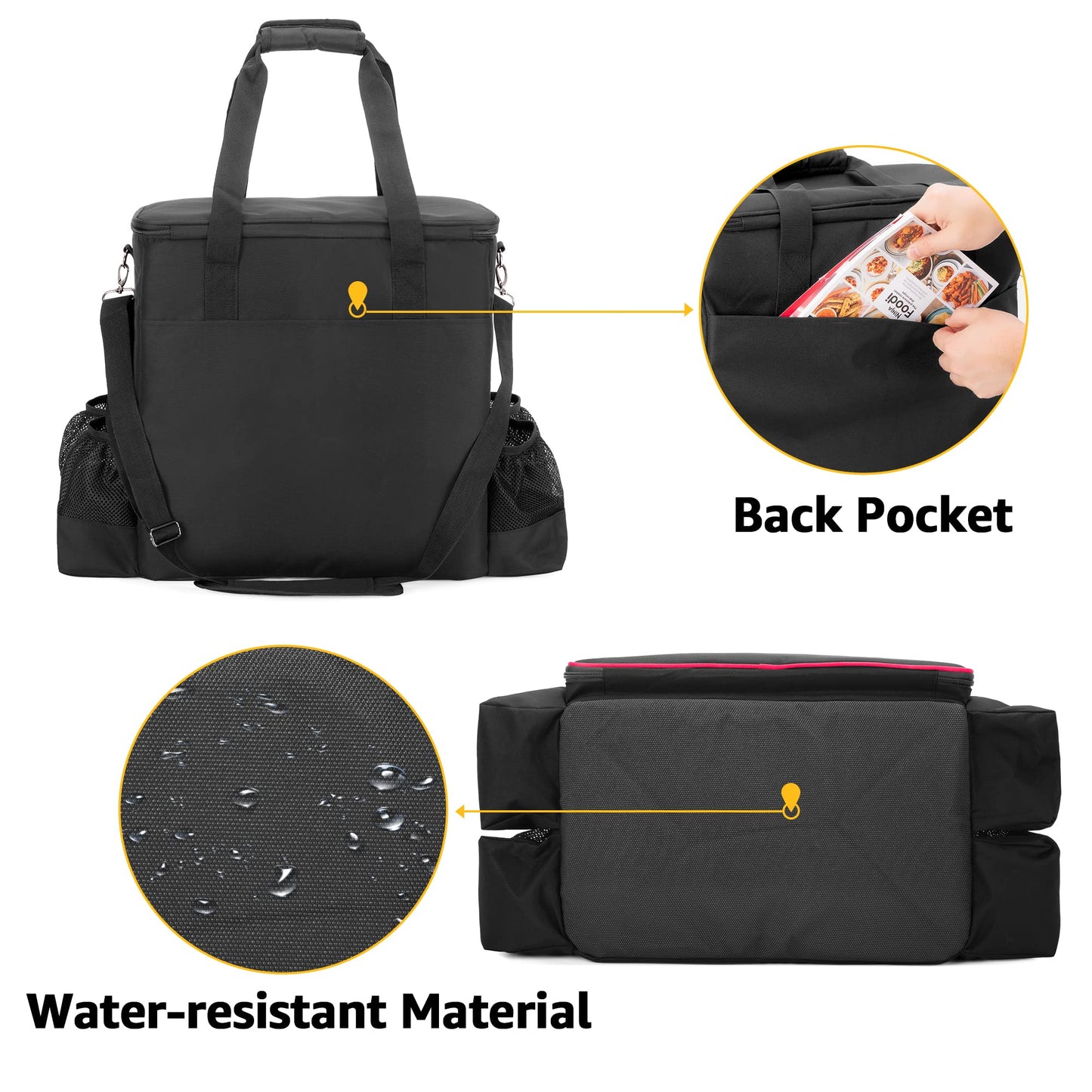 SAMDEW Big Heater Carry Bag Compatible with Mr. Heater Big Buddy Propane Heater, Portable Heater Carrying Case Compatible with Mr. Heater MH18B, with Multiple Pockets, Thick Padded & Anti-Slip Bottom