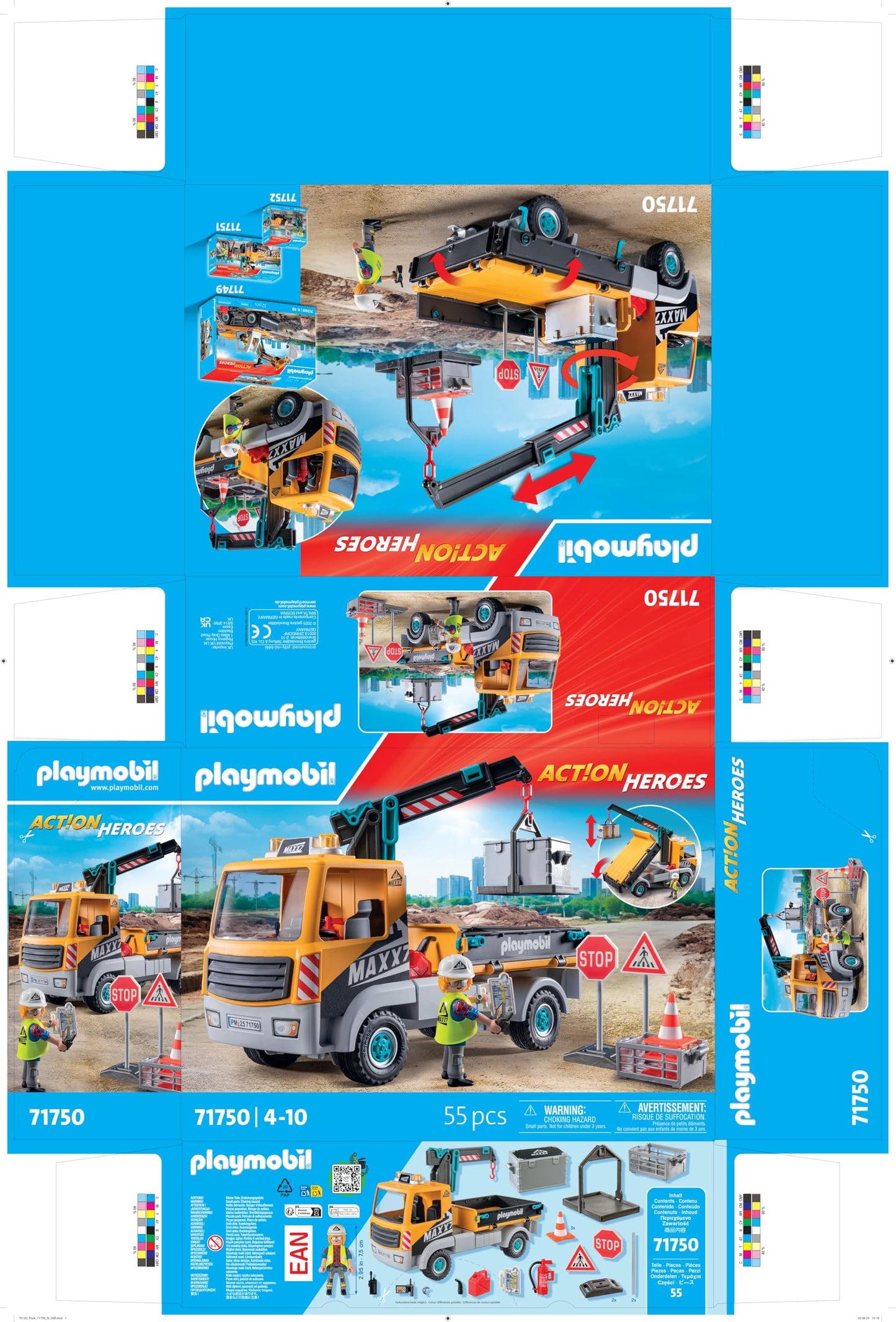 PLAYMOBIL Construction Truck with Crane